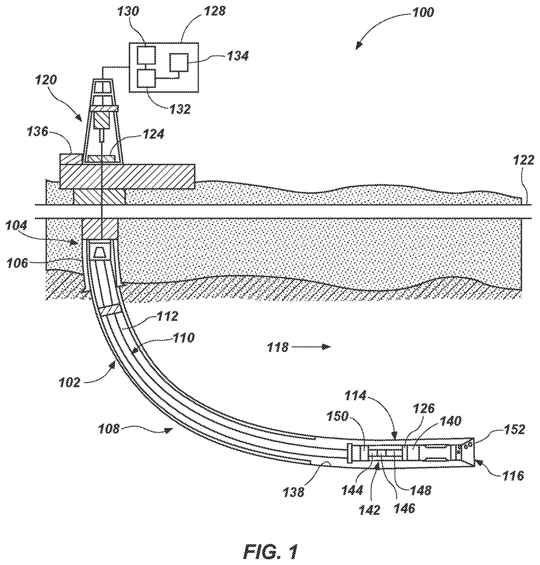 Patent US11814949 — Down-hole tools comprising layers of materials and related methods — Figure 1