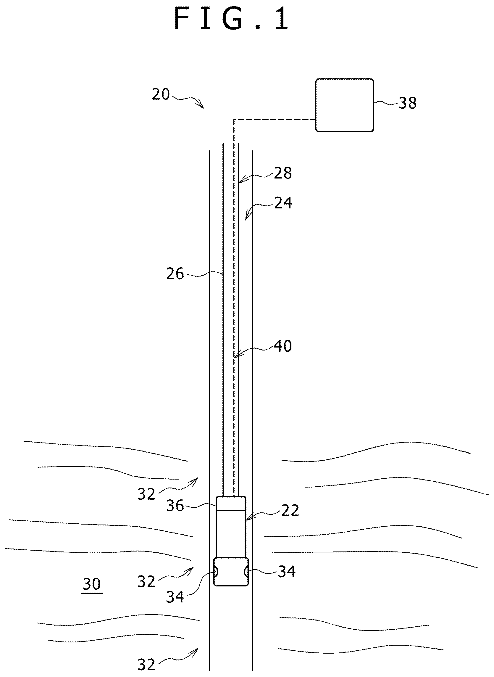 Patent US11814956 Figure 1 – System and methodology for determining phase transition properties of native reservoir fluids