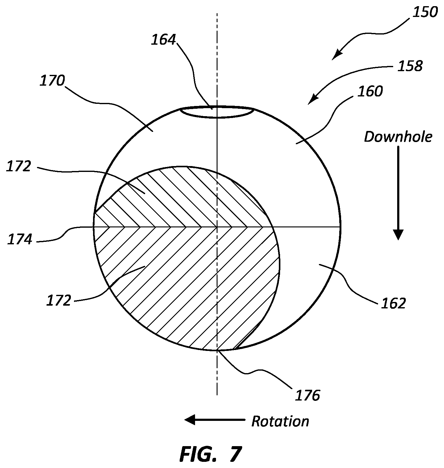 Patent US11814958 Figure 5 – Downhole tool with tapered actuators
