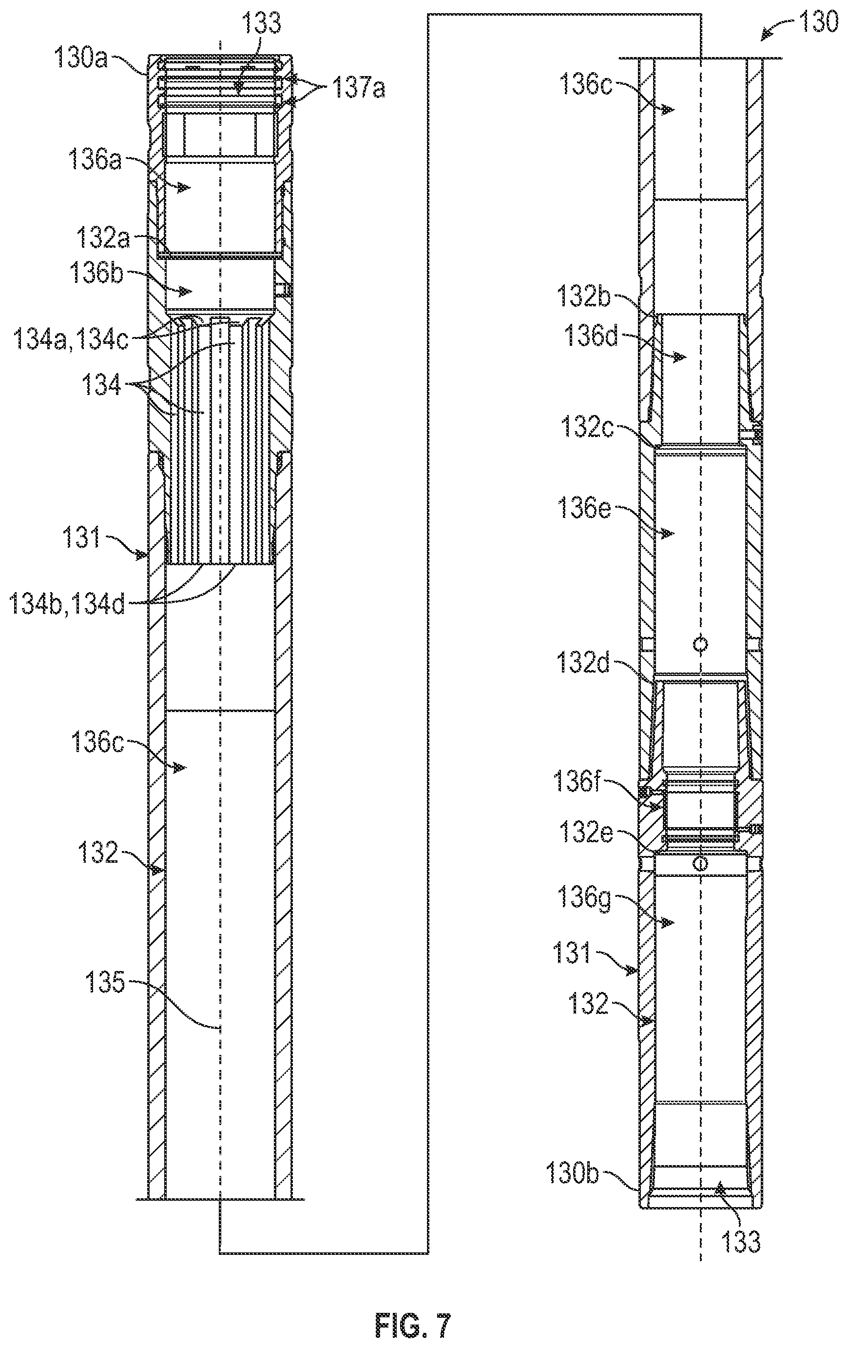 Patent US11814959 Figure 7 – Methods for increasing the amplitude of reciprocal extensions and contractions of a shock tool for drilling operations