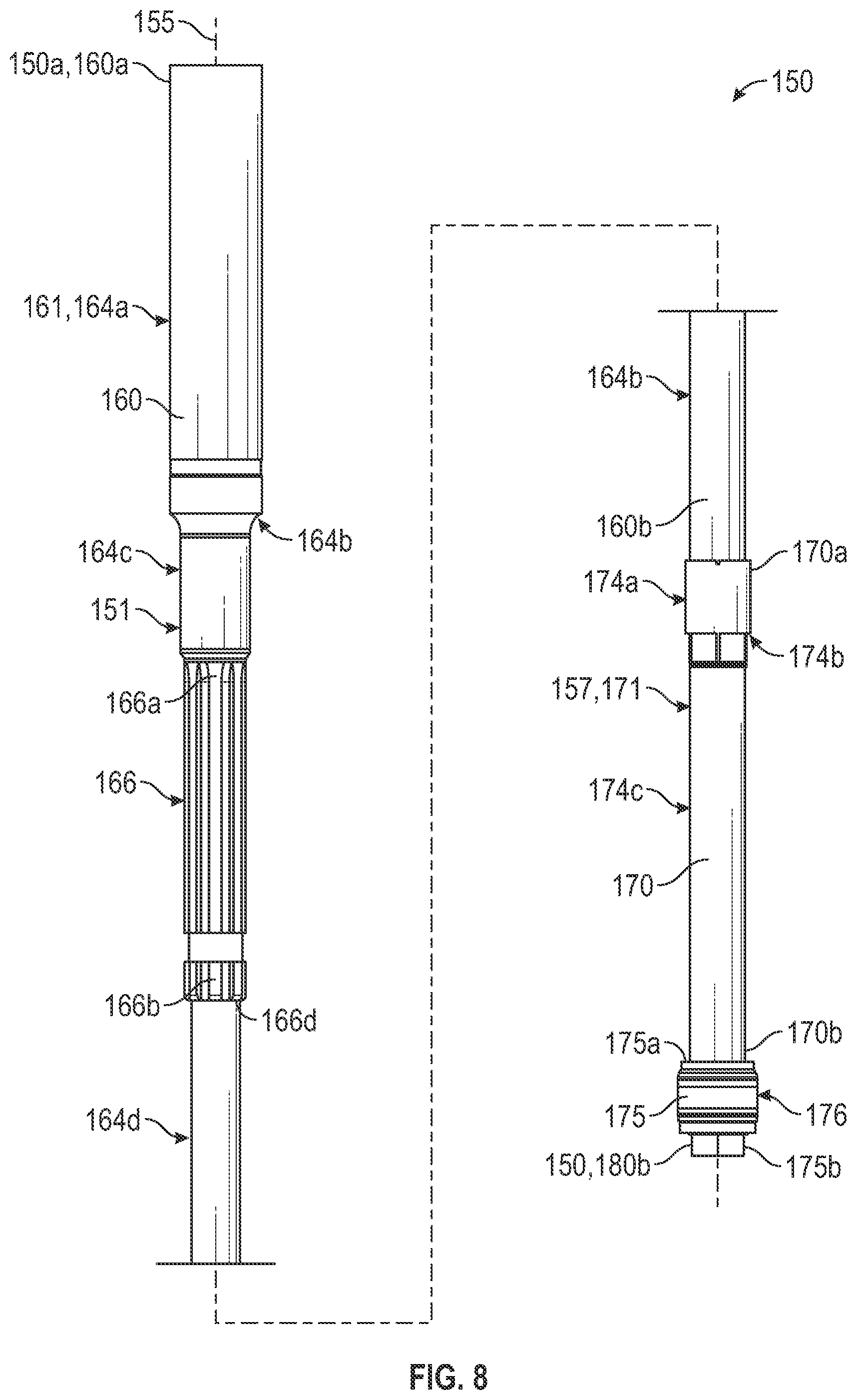 Patent US11814959 Figure 8 – Methods for increasing the amplitude of reciprocal extensions and contractions of a shock tool for drilling operations