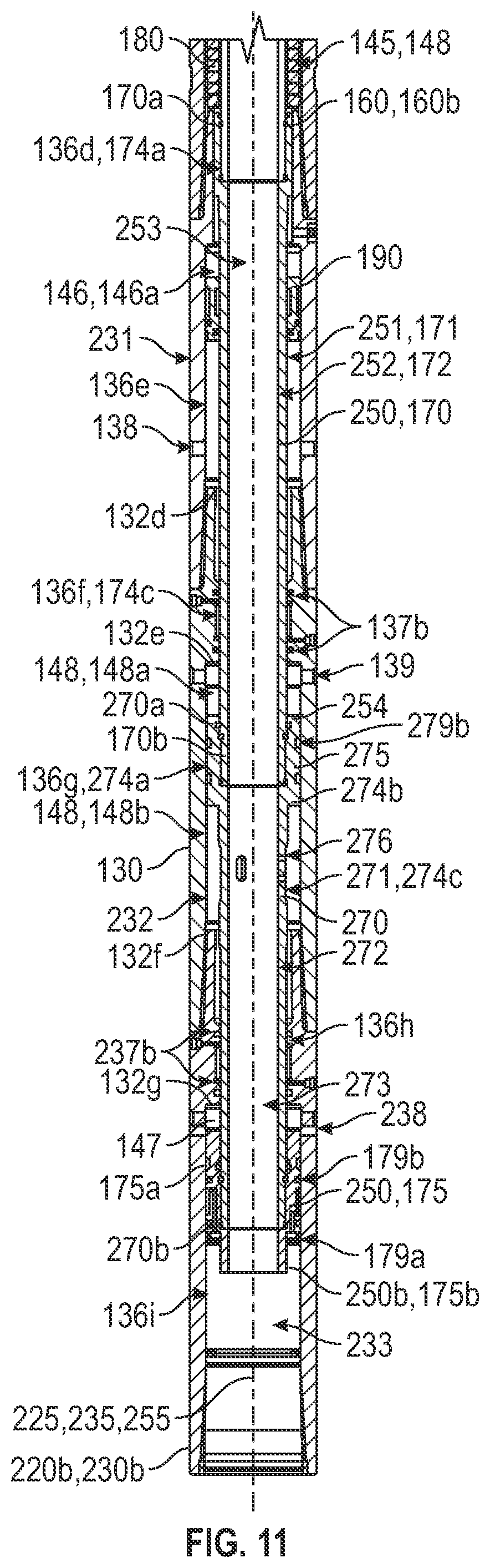 Patent US11814959 Figure 11 – Methods for increasing the amplitude of reciprocal extensions and contractions of a shock tool for drilling operations