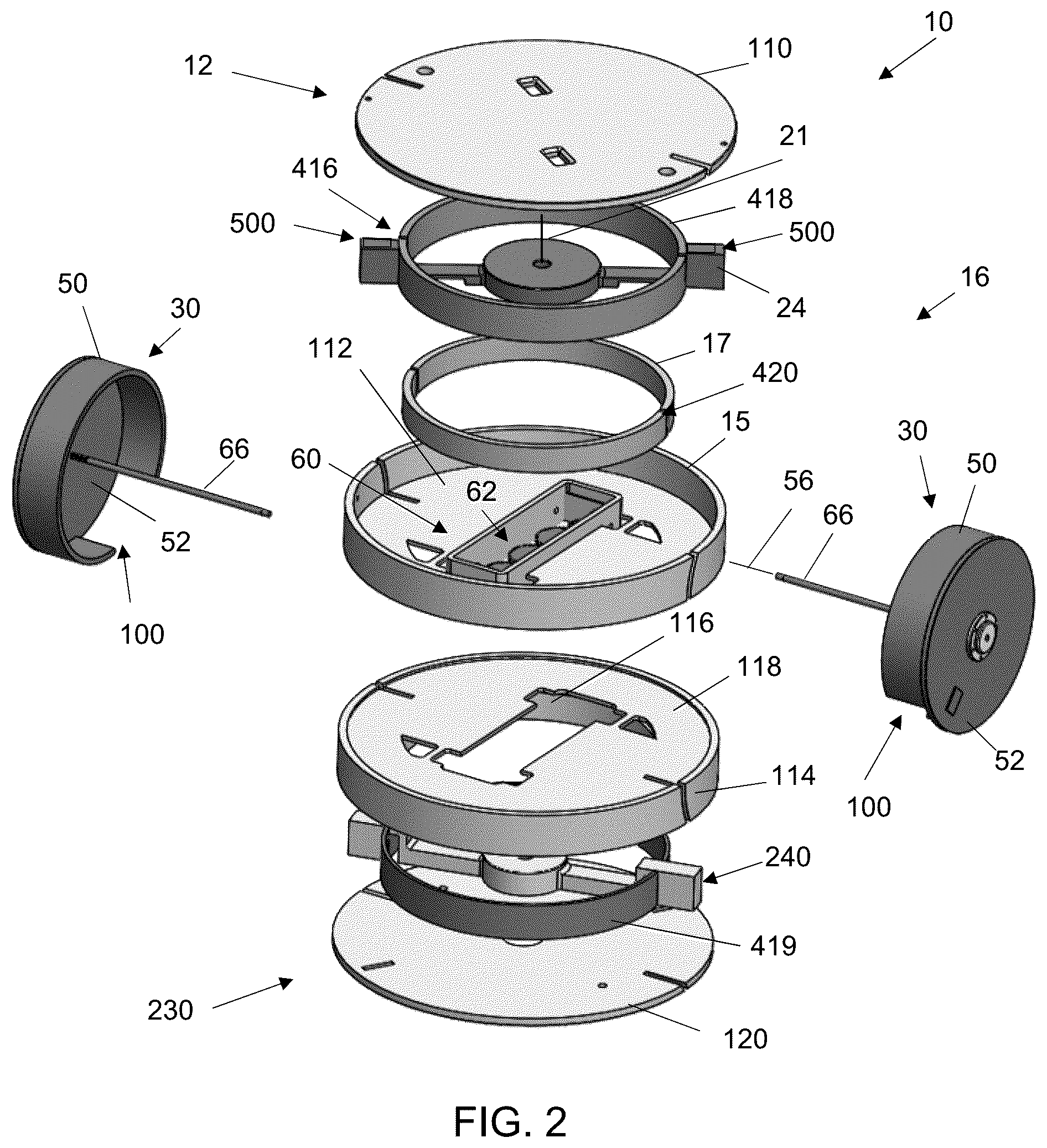 Patent US11814962 Figure 2 – Piston sealing mechanism for a circulating piston engine