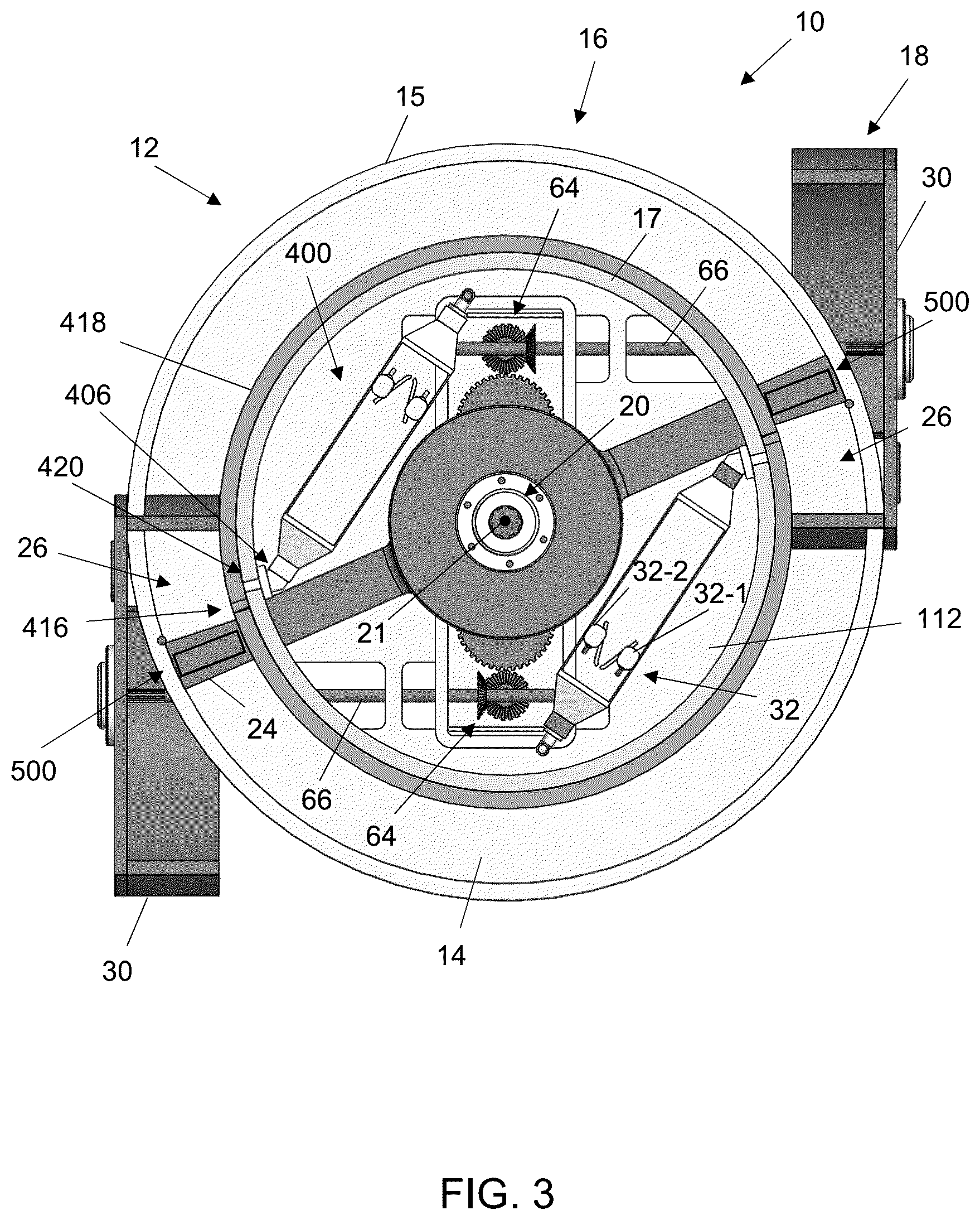 Patent US11814962 Figure 3 – Piston sealing mechanism for a circulating piston engine