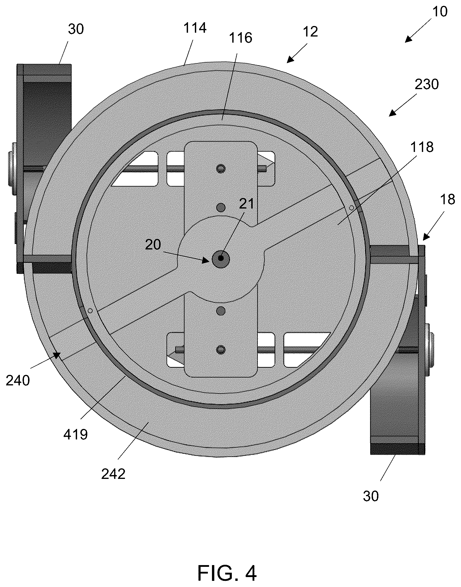 Patent US11814962 Figure 4 – Piston sealing mechanism for a circulating piston engine
