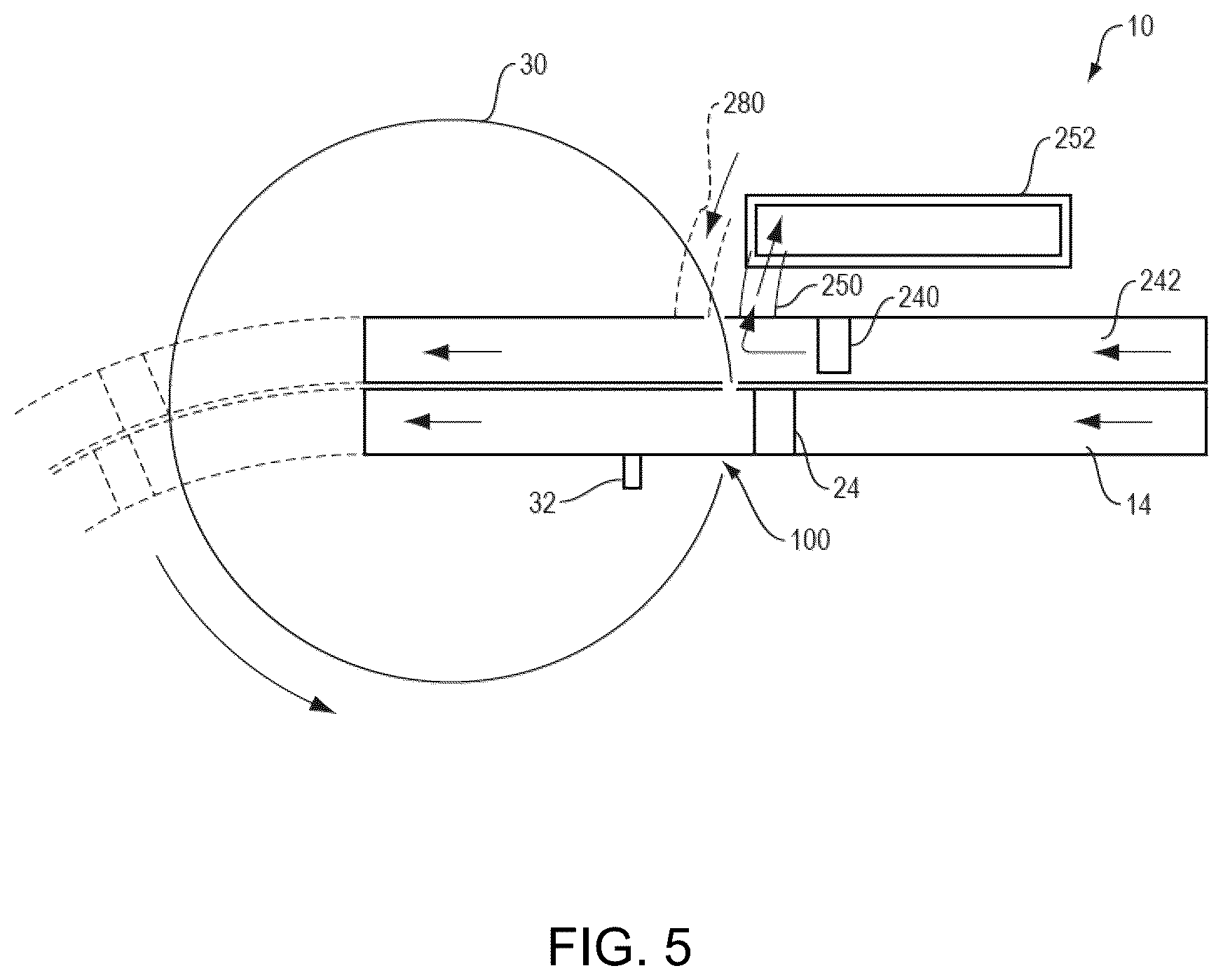 Patent US11814962 Figure 5 – Piston sealing mechanism for a circulating piston engine