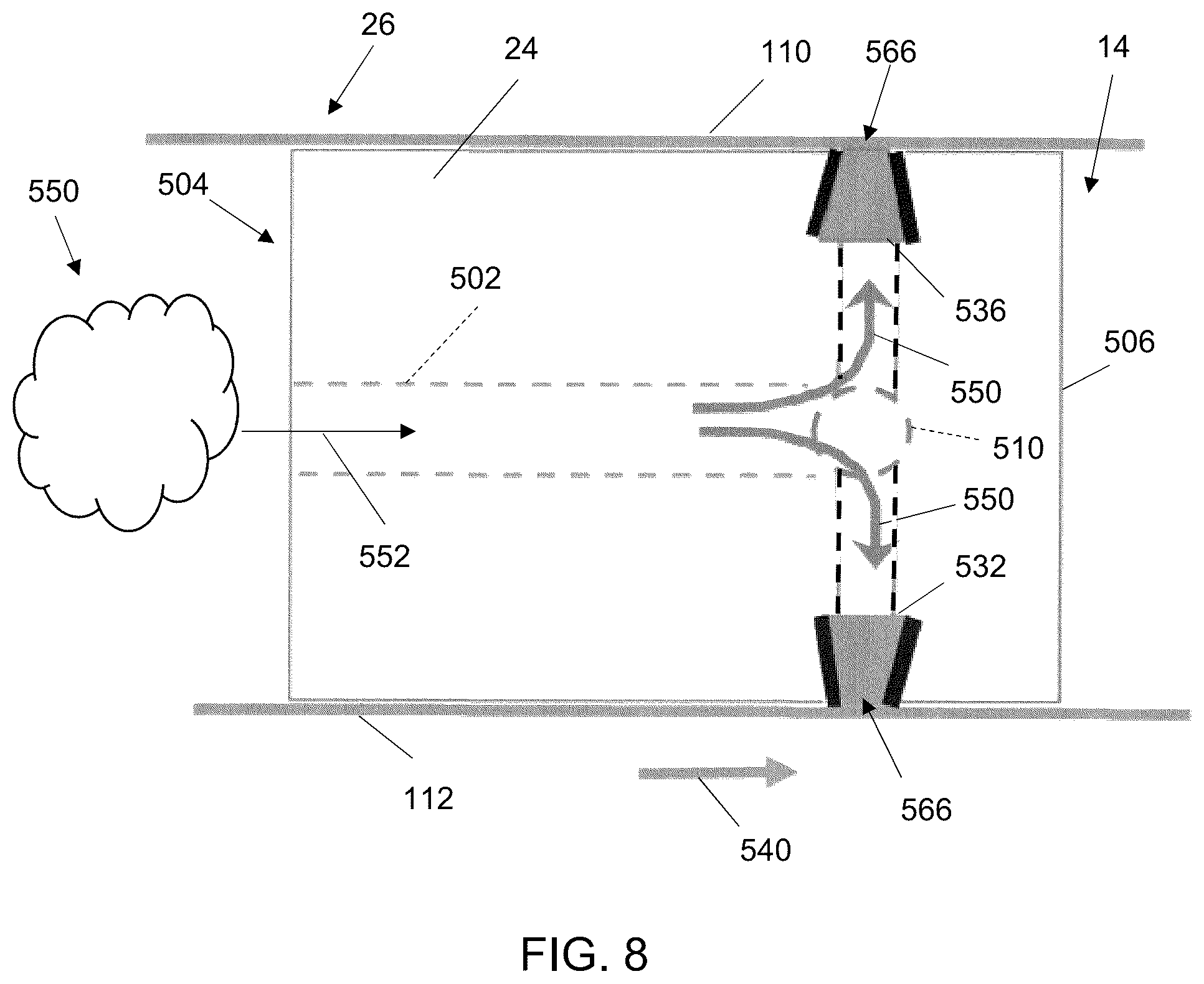 Patent US11814962 Figure 8 – Piston sealing mechanism for a circulating piston engine