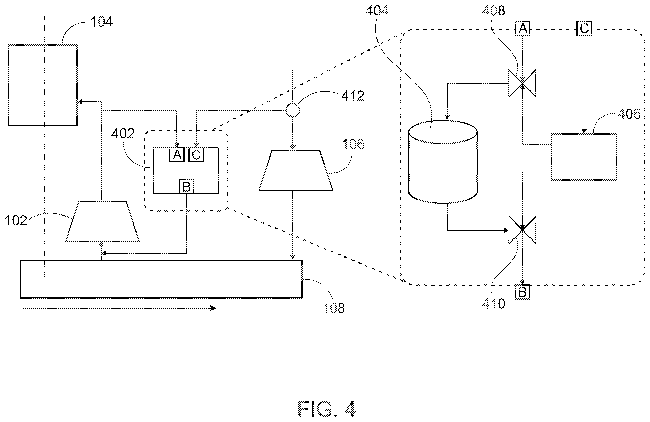 Patent US11814963 Figure 4 – Systems and methods for a heat engine system