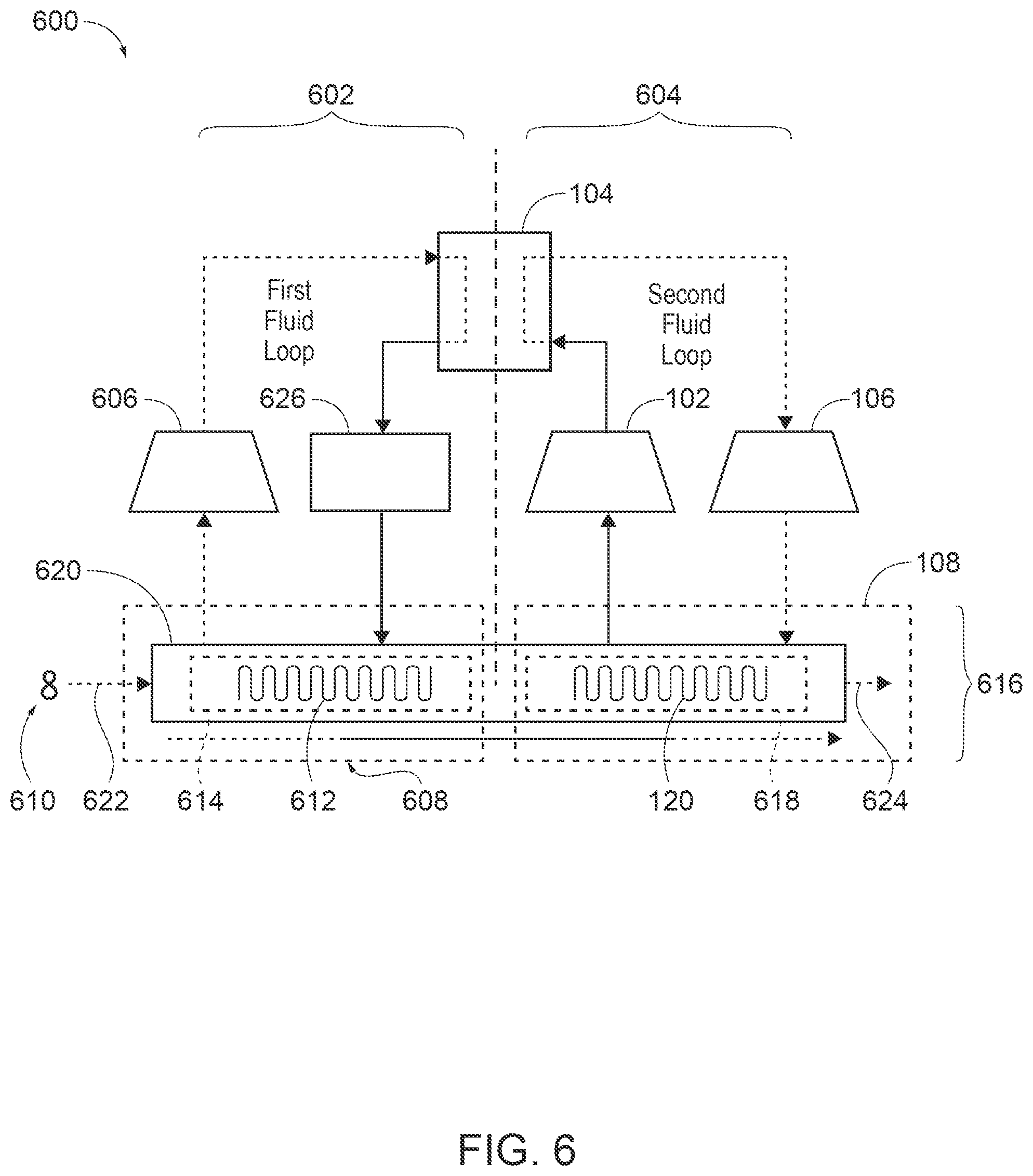Patent US11814963 Figure 6 – Systems and methods for a heat engine system