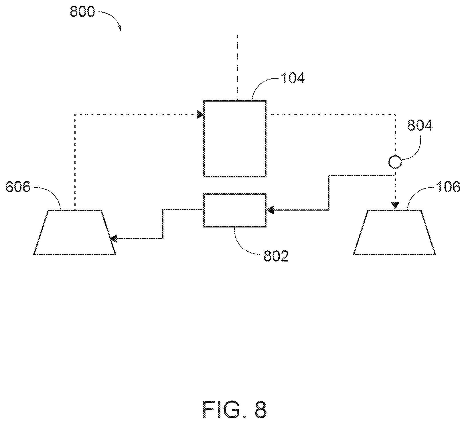 Patent US11814963 Figure 8 – Systems and methods for a heat engine system