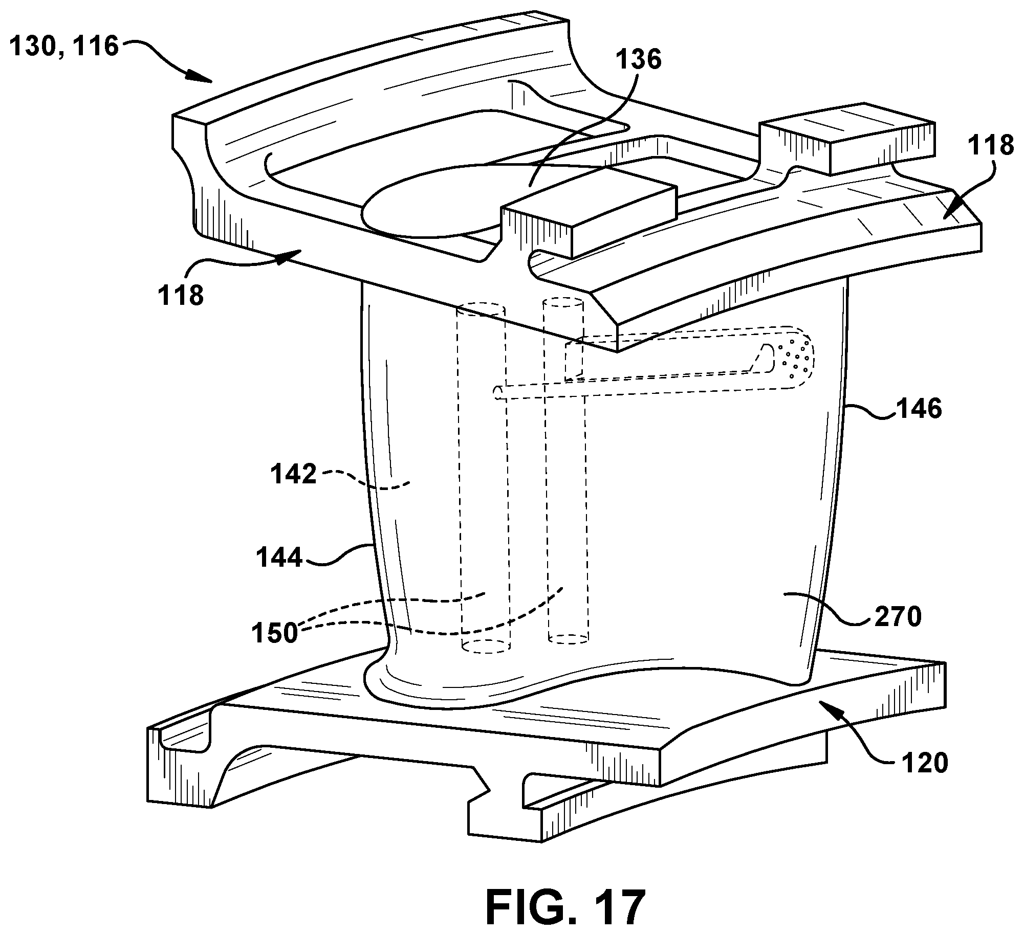 Patent US11814965 Figure 13 – Turbomachine blade trailing edge cooling circuit with turn passage having set of obstructions