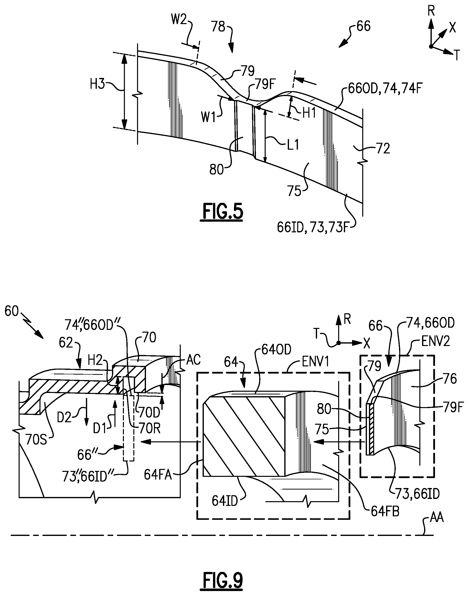 Patent US11814966 Figure 4 – Retention ring with removal features for gas turbine engine