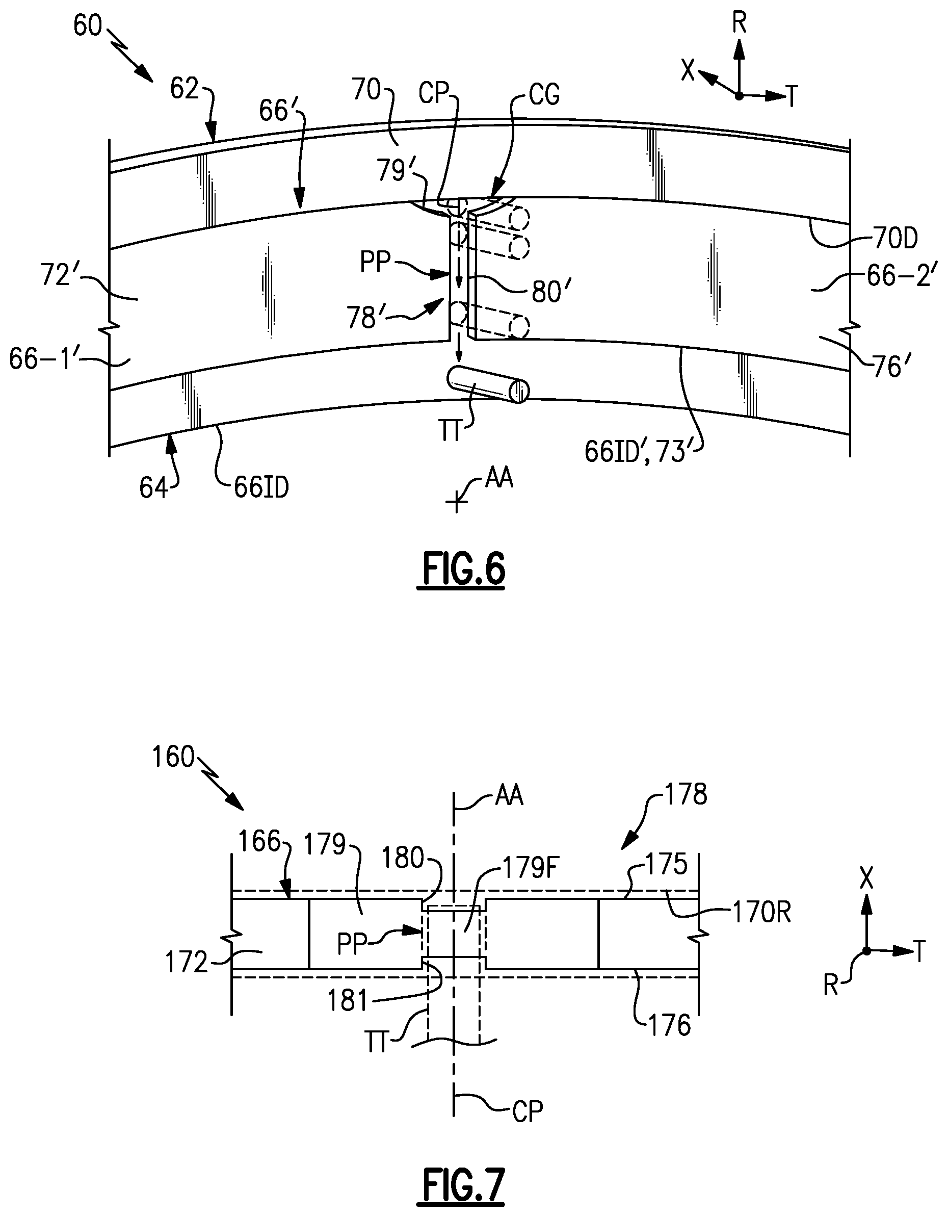 Patent US11814966 Figure 5 – Retention ring with removal features for gas turbine engine