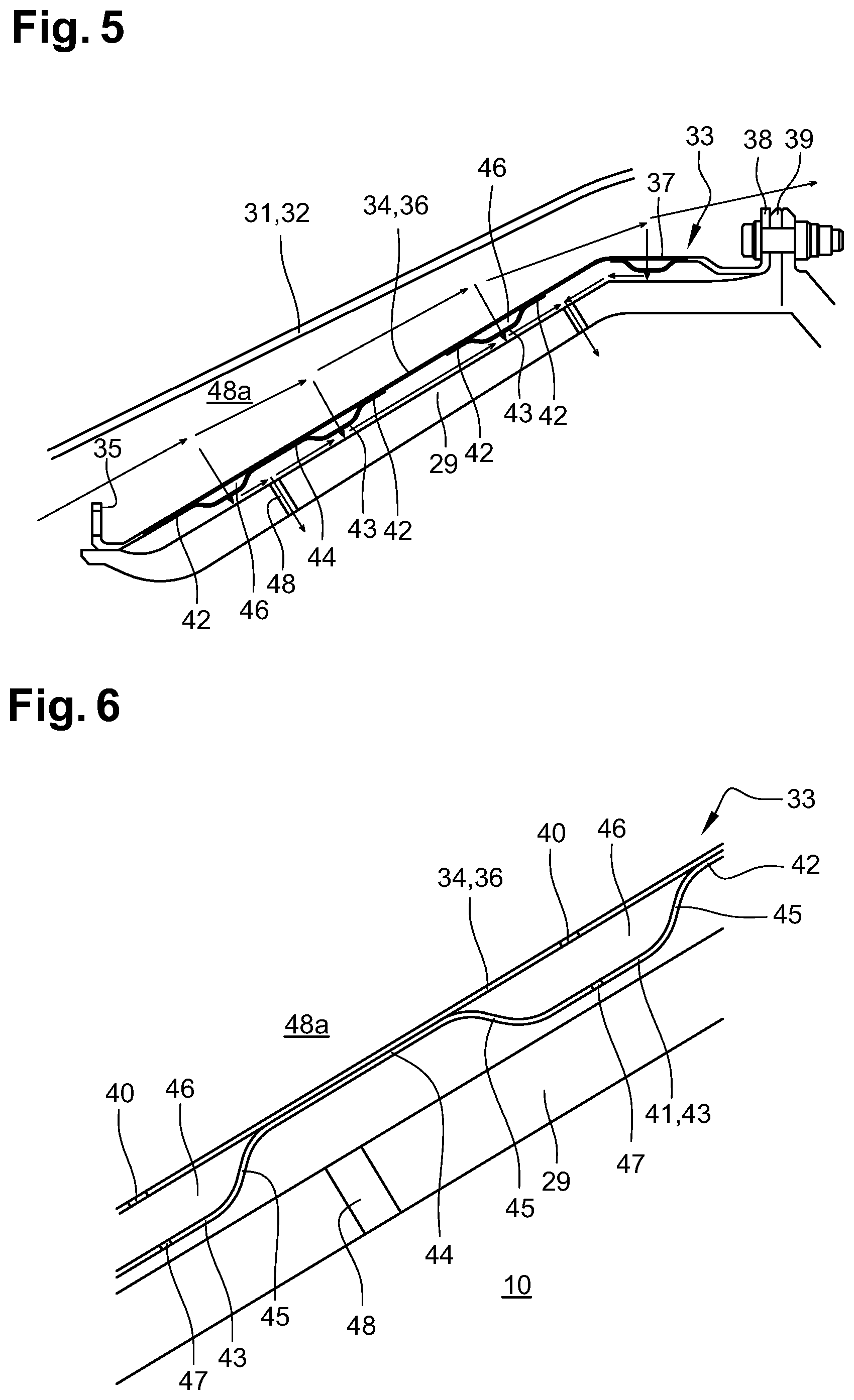 Patent US11814967 Figure 3 – Cooling device for a turbomachine casing