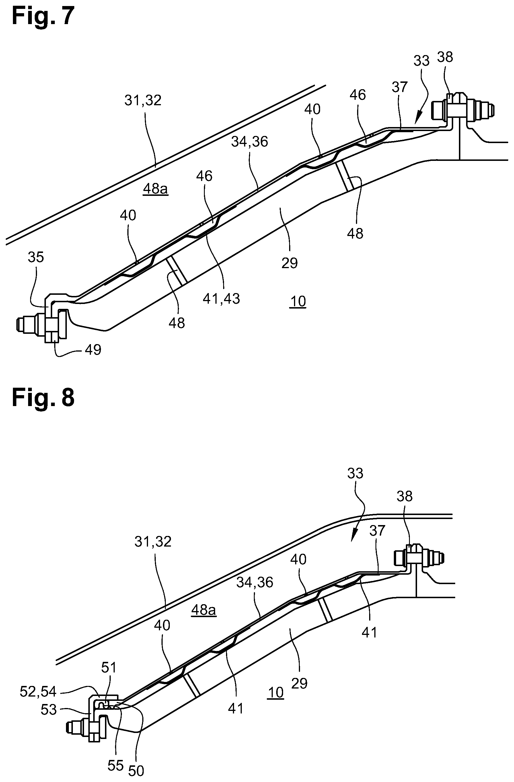 Patent US11814967 Figure 4 – Cooling device for a turbomachine casing