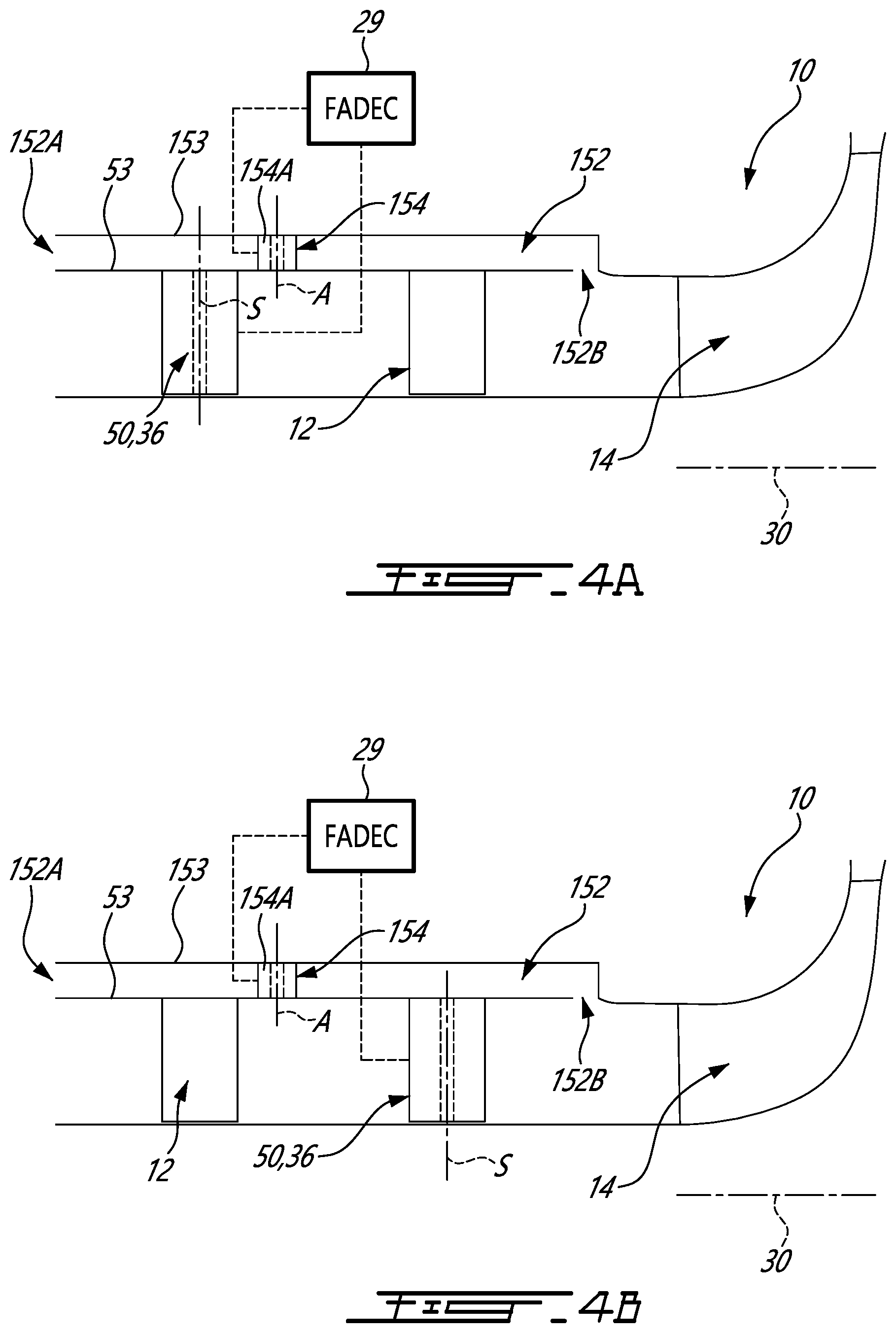Patent US11814969 Figure 4 – Gas turbine engine with low-pressure compressor bypass