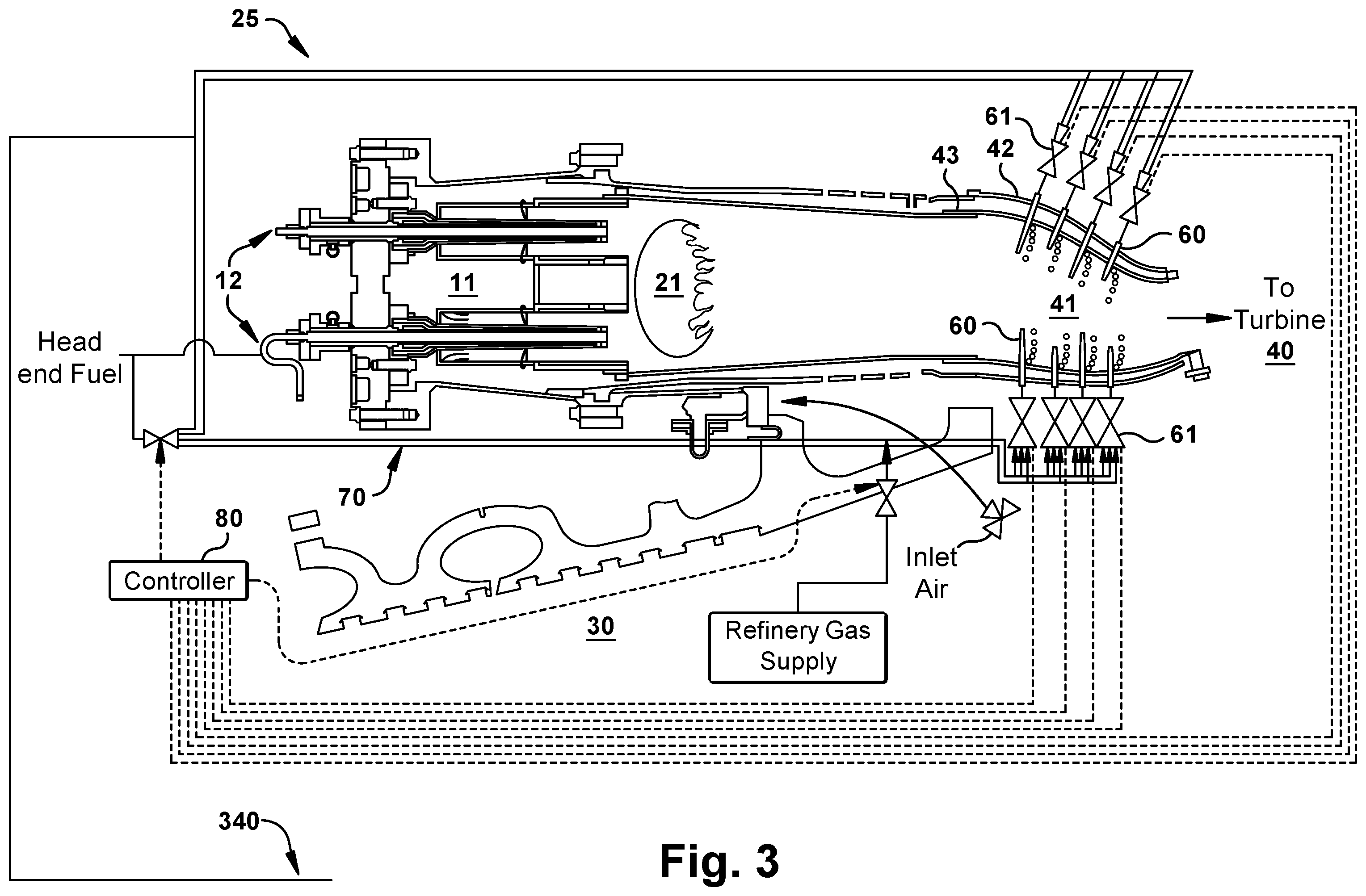 Patent US11814972 Figure 3 – Systems and methods for addition of fuel additives to control turbine corrosion