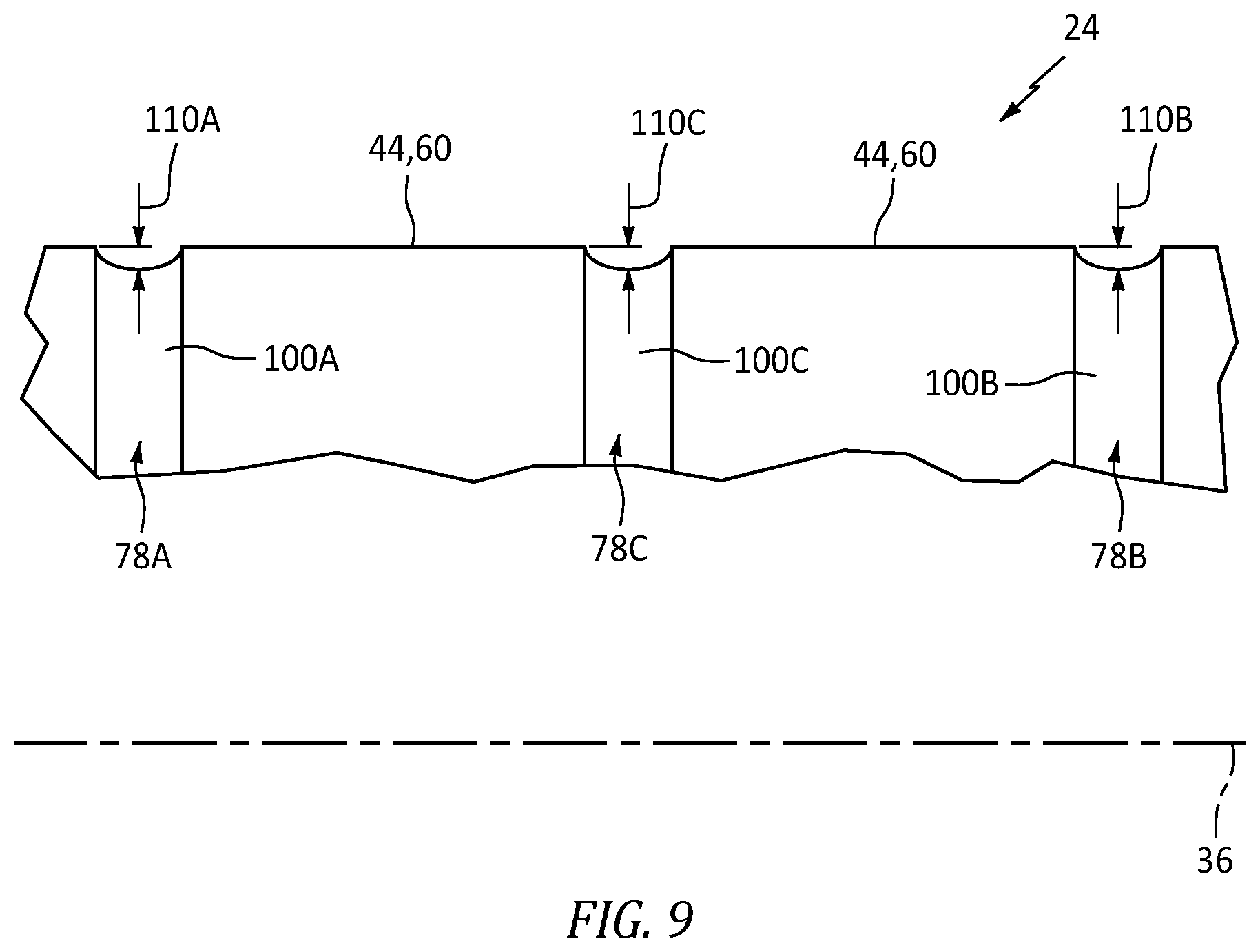 Patent US11814975 Figure 6 – Feed circuit with slot(s) at interface between journal bearing and rotor