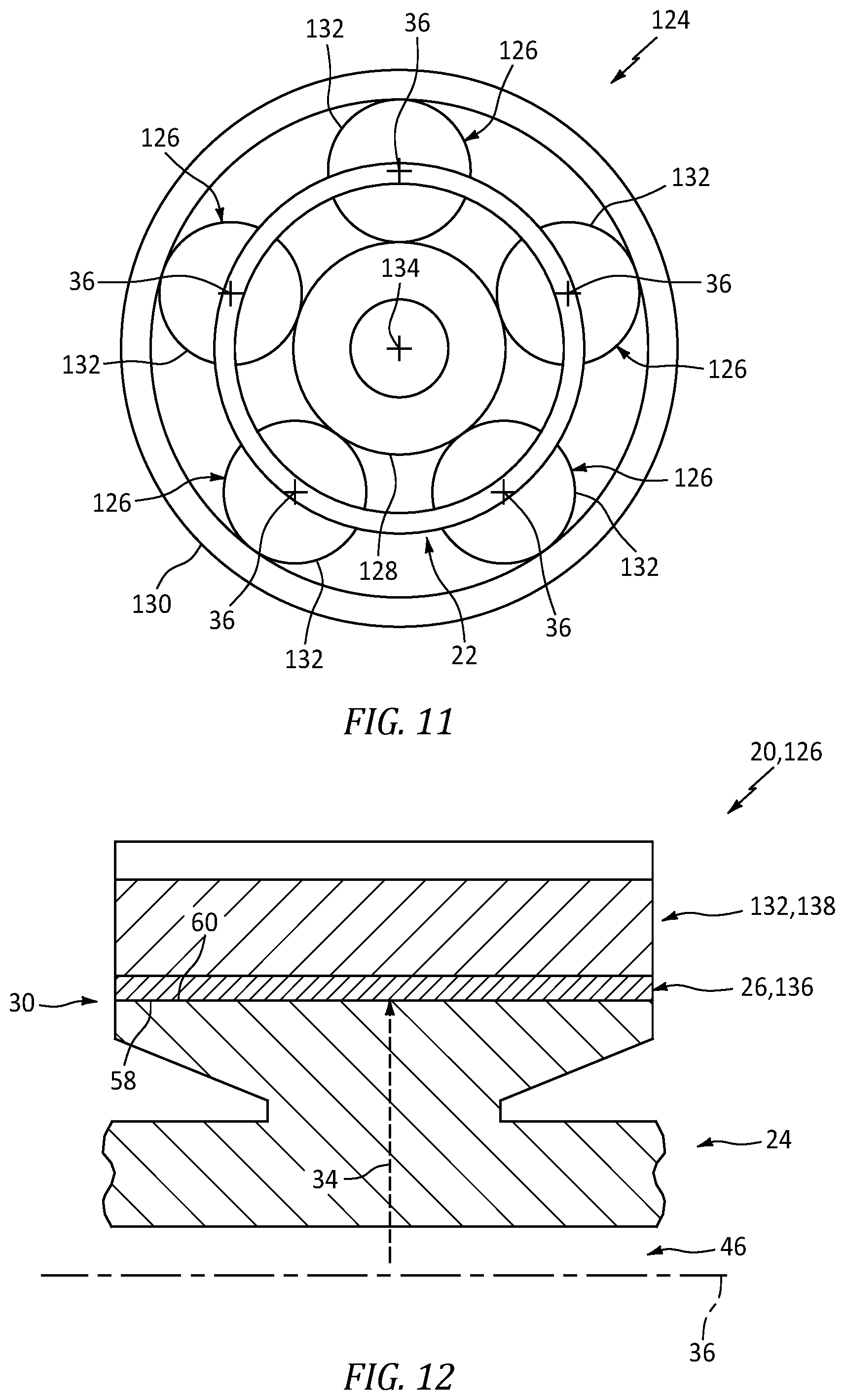 Patent US11814975 Figure 8 – Feed circuit with slot(s) at interface between journal bearing and rotor