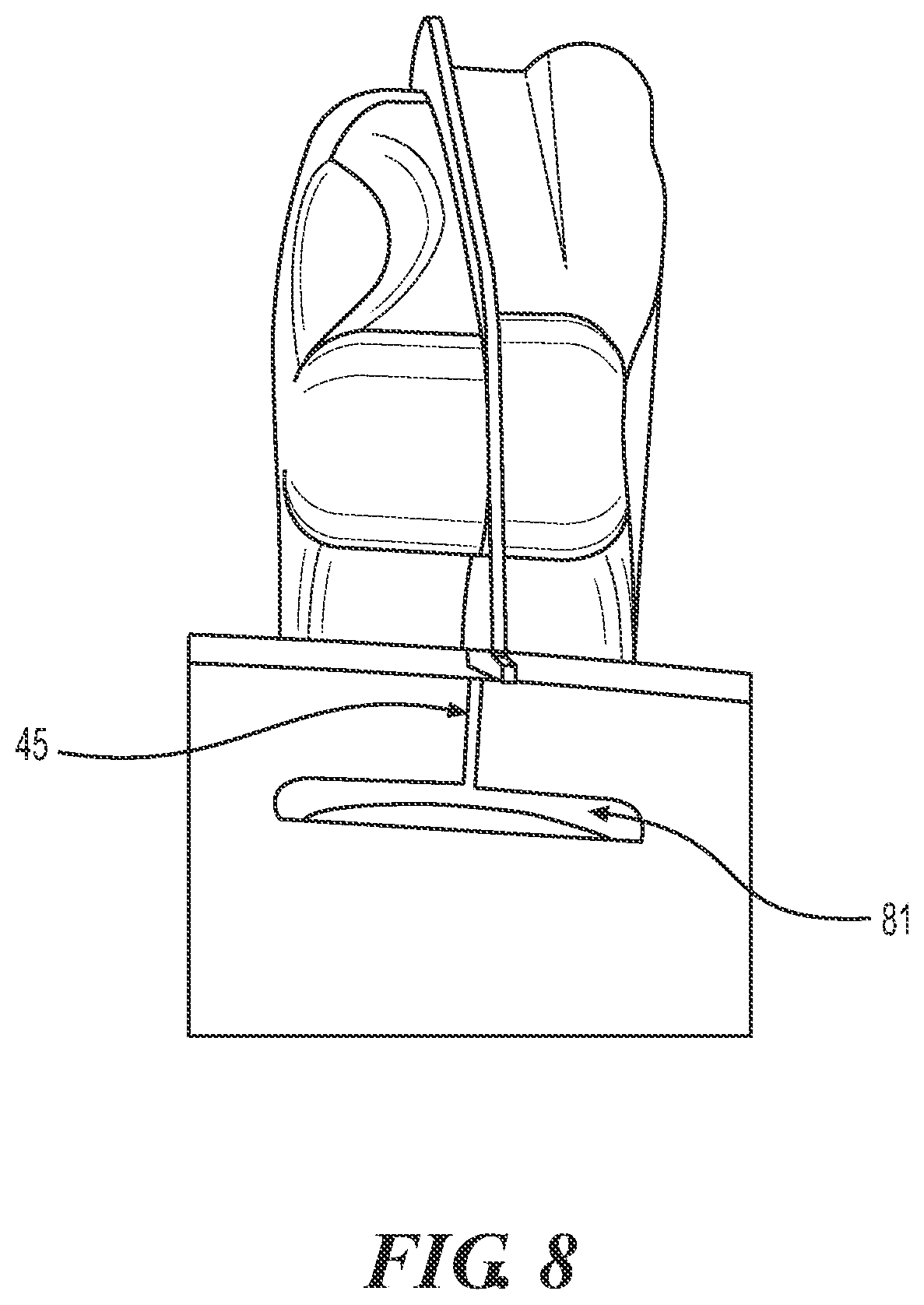 Patent US11814980 Figure 8 – Bladed disc