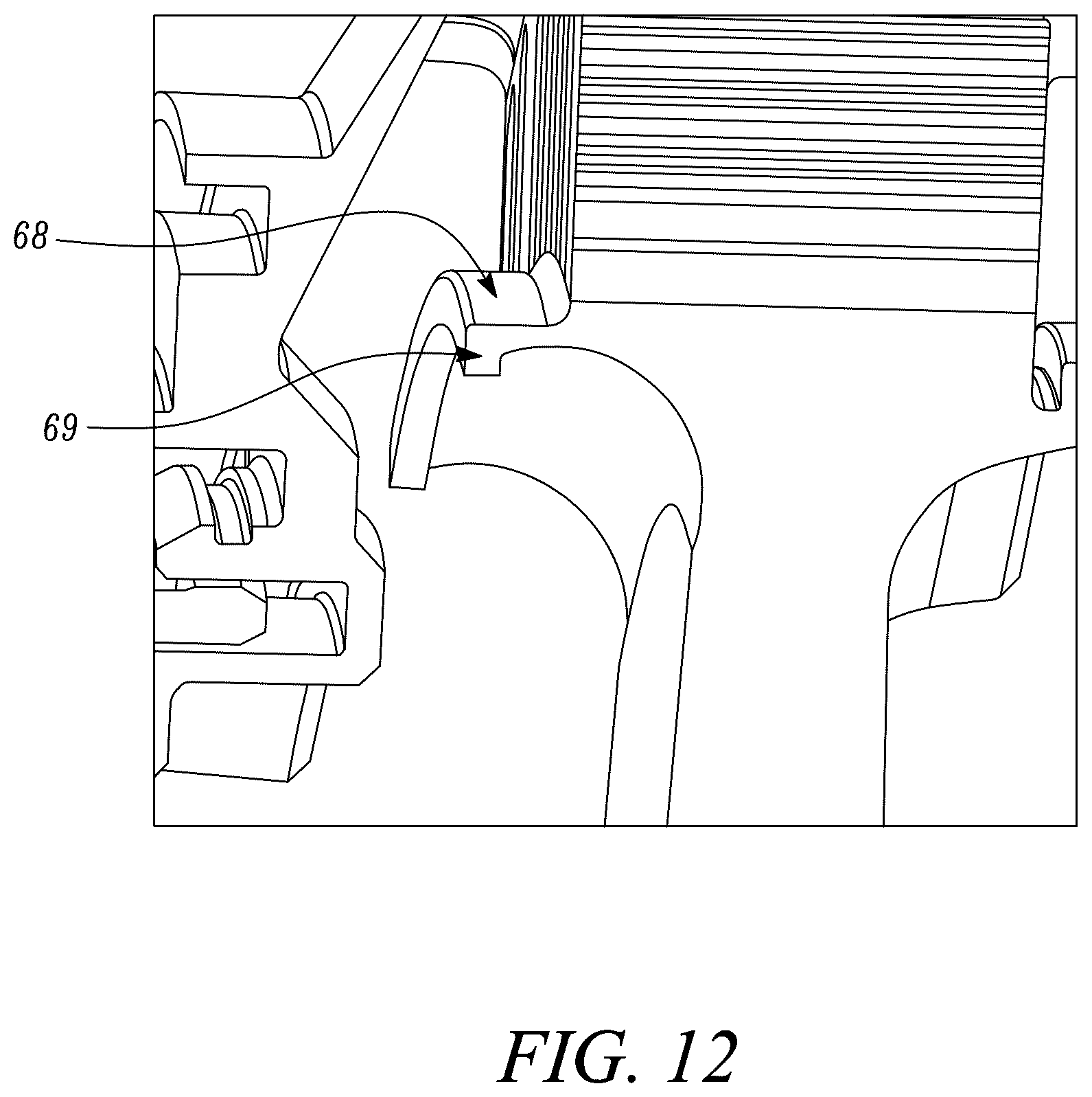 Patent US11814980 Figure 12 – Bladed disc