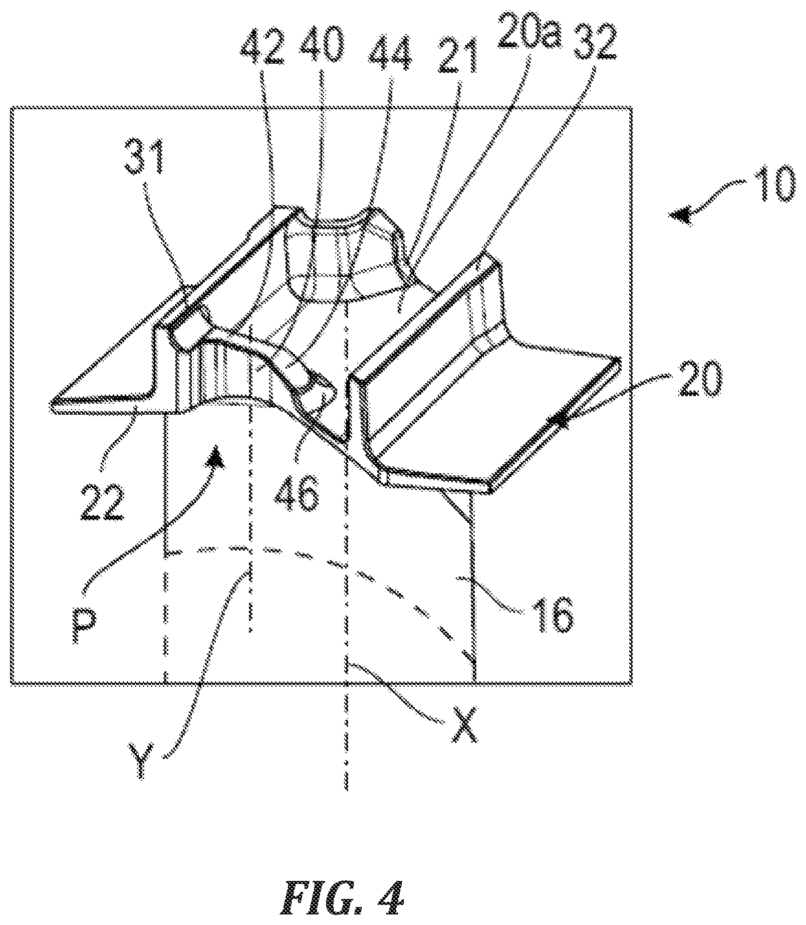 Patent US11814982 Figure 4 – Vane for an aircraft turbine engine