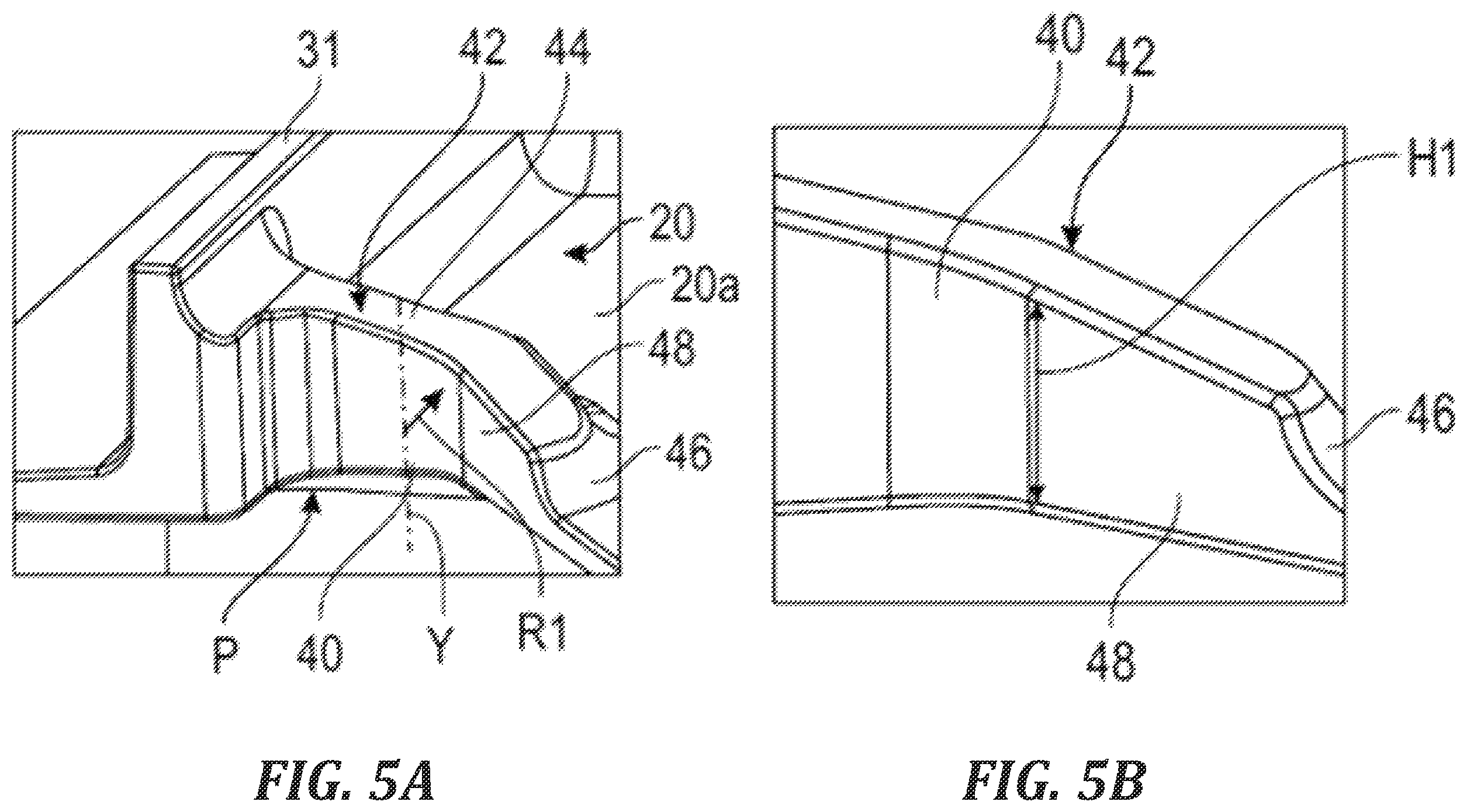 Patent US11814982 Figure 5 – Vane for an aircraft turbine engine