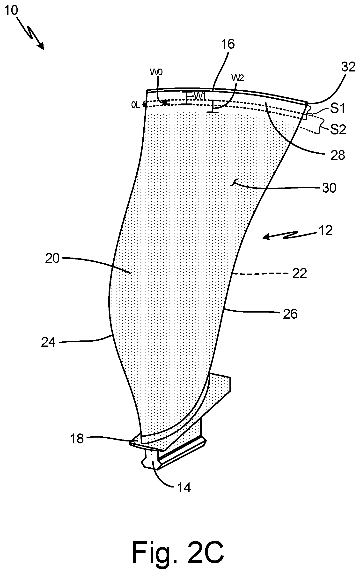 Patent US11814983 Figure 4 – Method to strip coatings off of an aluminum alloy fan blade