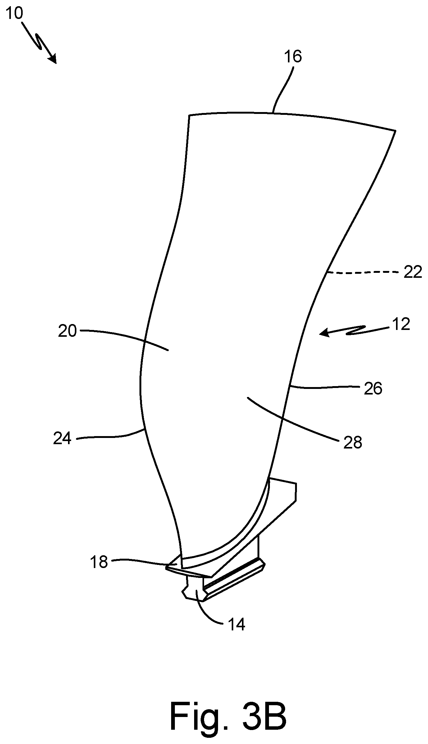 Patent US11814983 Figure 6 – Method to strip coatings off of an aluminum alloy fan blade