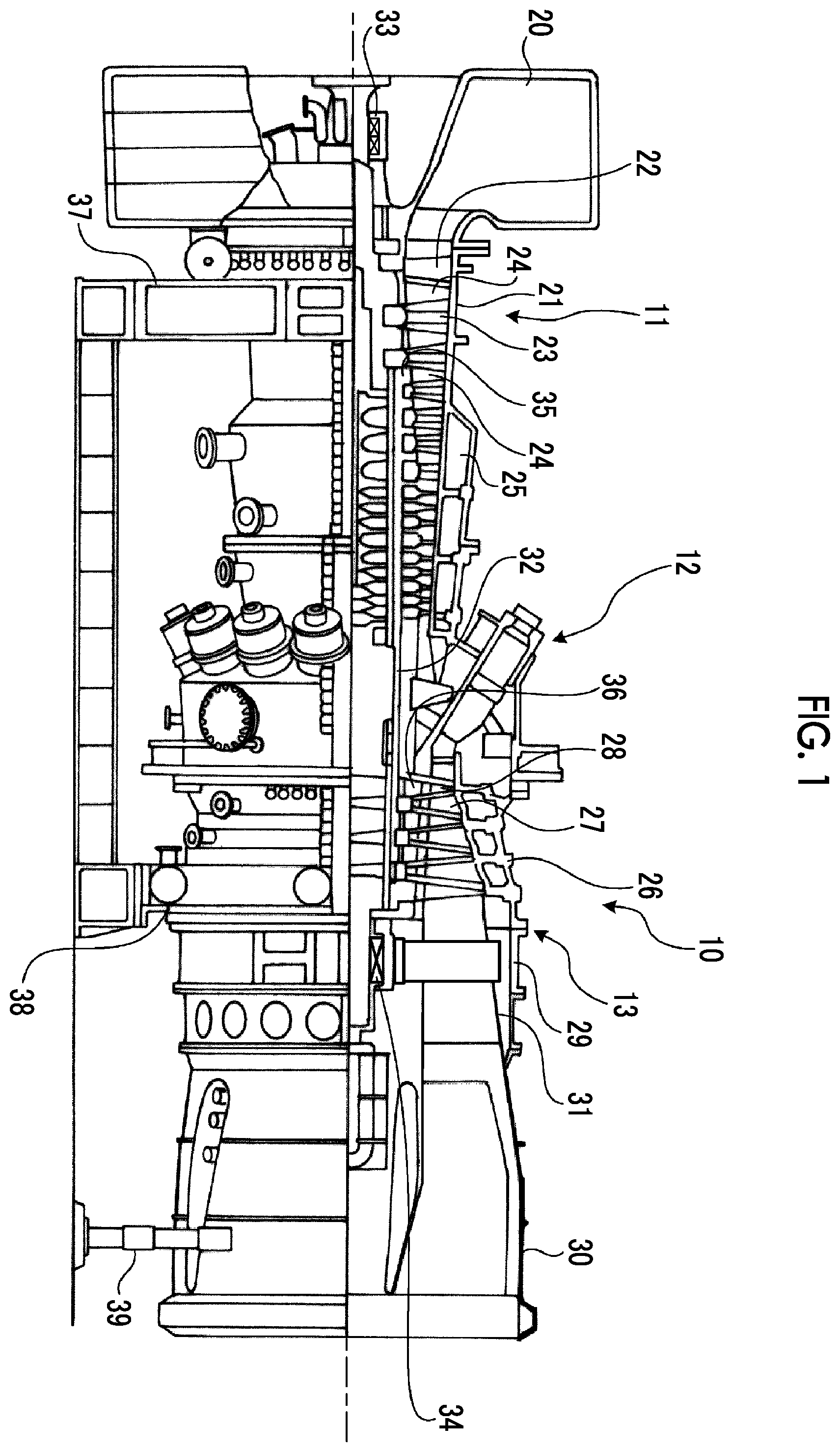 Patent US11814984 Figure 1 – Rotor and compressor