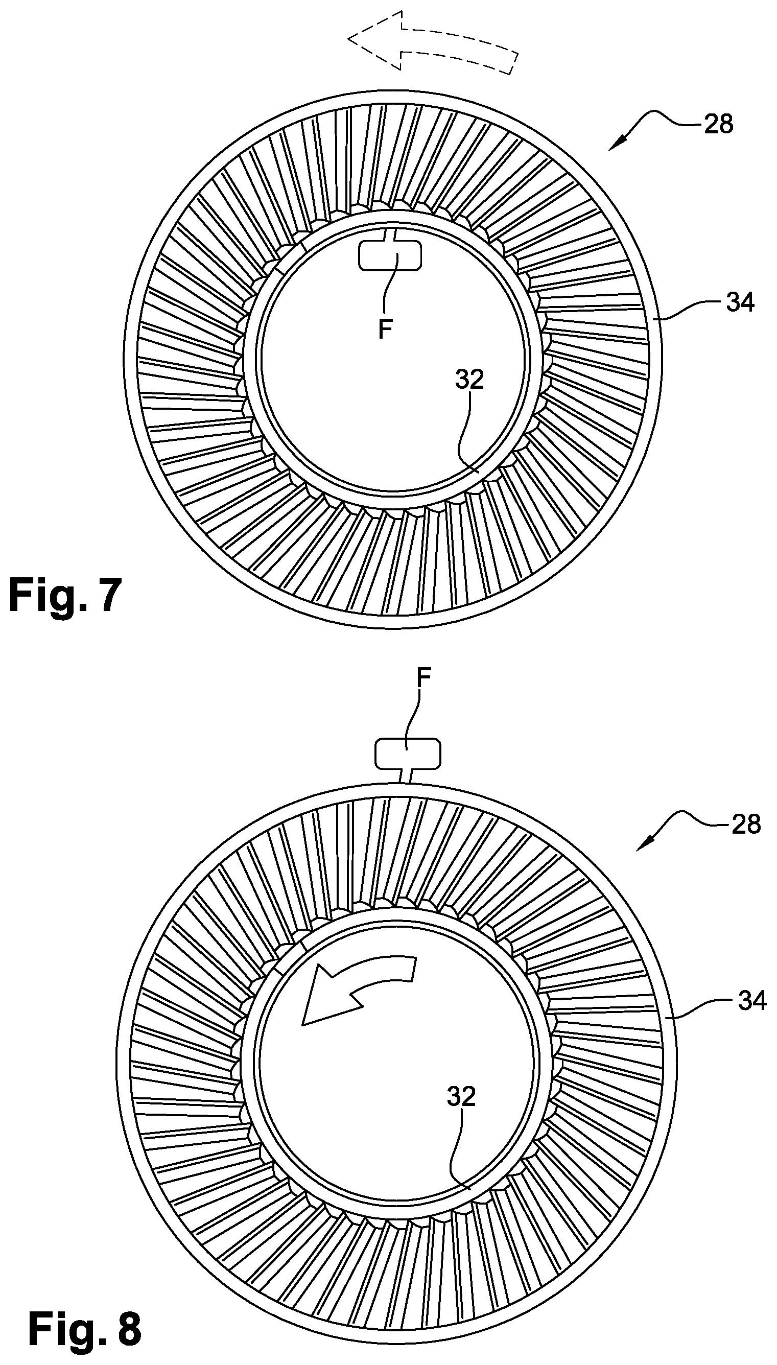 Patent US11814987 Figure 4 – Turbine engine comprising a straightening assembly