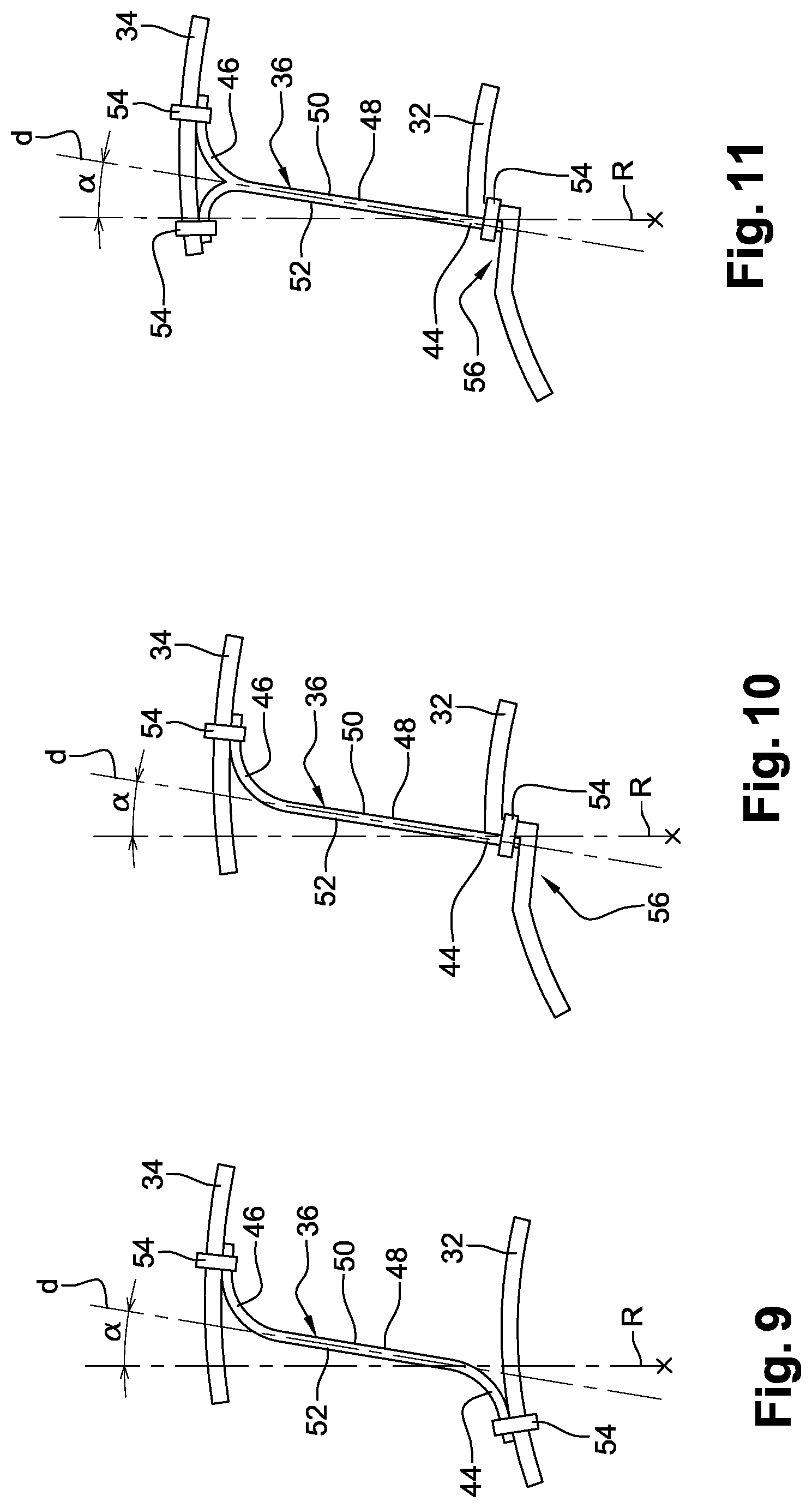 Patent US11814987 Figure 5 – Turbine engine comprising a straightening assembly