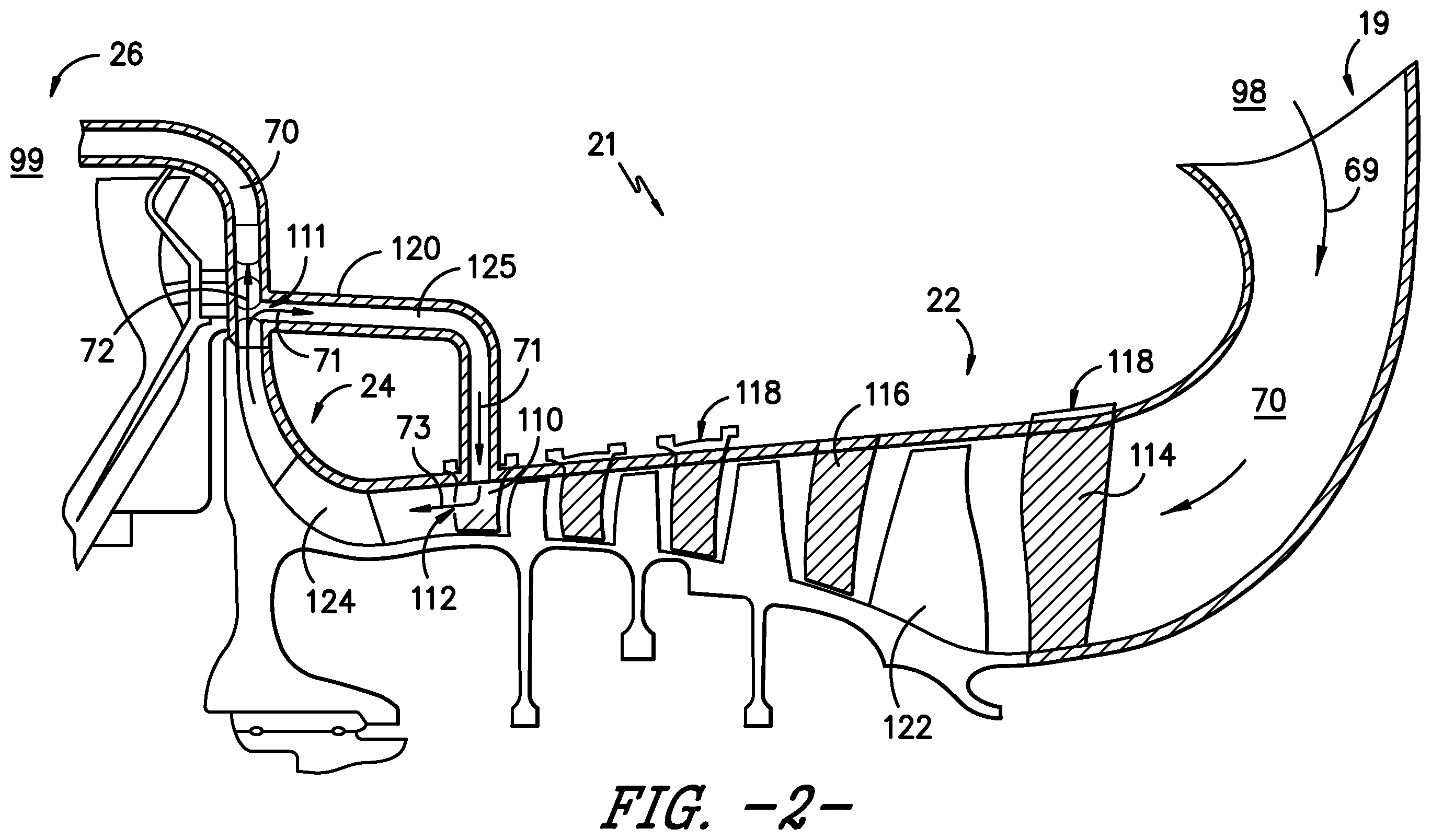 Patent US11814988 Figure 2 – Turbomachine and system for compressor operation