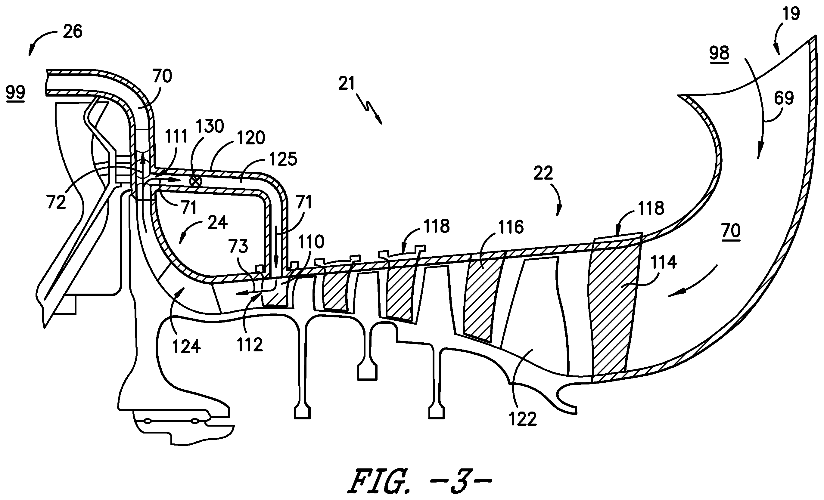 Patent US11814988 Figure 3 – Turbomachine and system for compressor operation