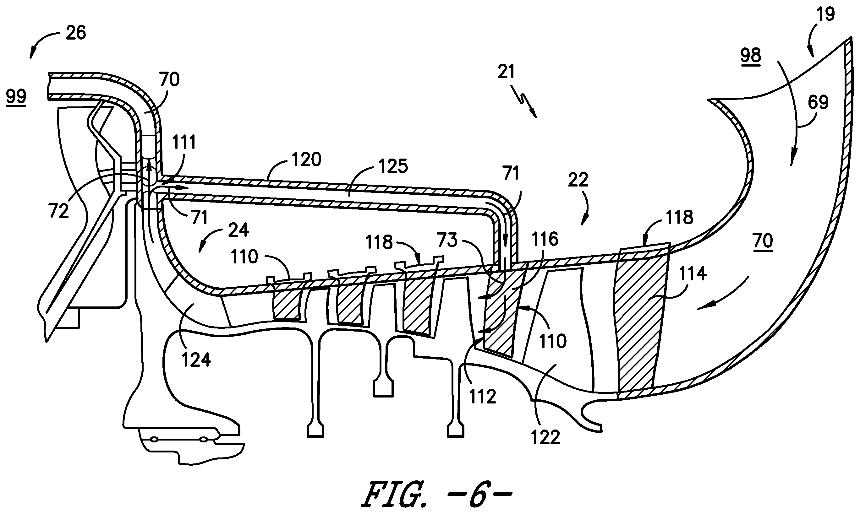 Patent US11814988 Figure 6 – Turbomachine and system for compressor operation