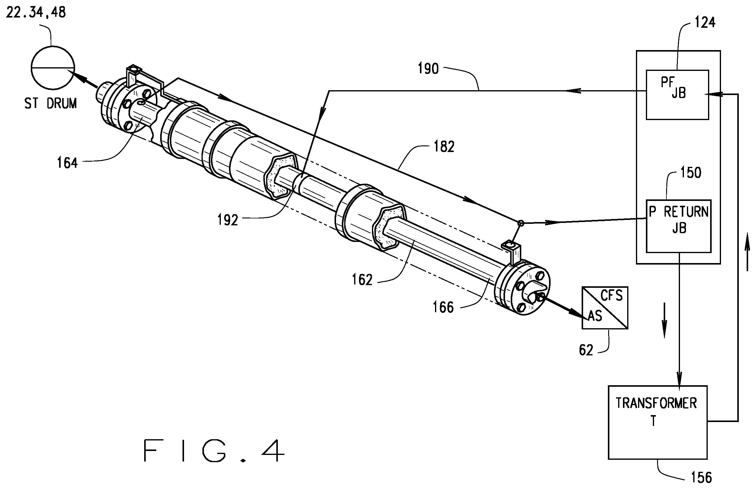 Patent US11814992 Figure 4 – System and method for heating steam and chemical feed lines for natural gas powered plants