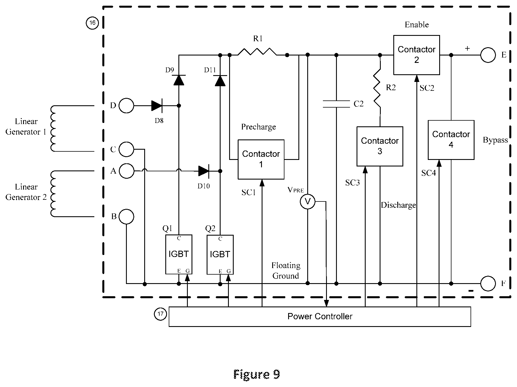 Patent US11815004 Figure 10 – Adaptive linear linked piston electric power generator