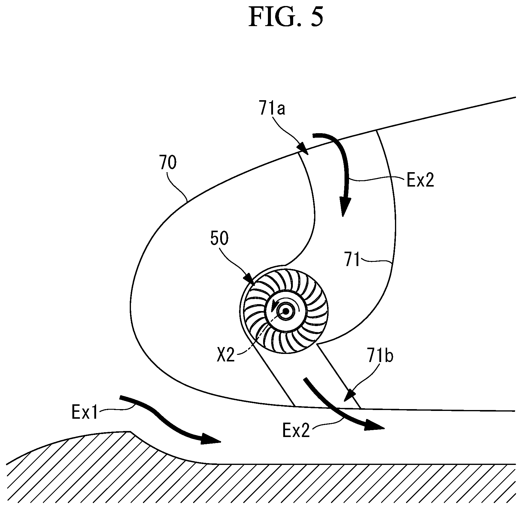 Patent US11815015 Figure 5 – Gas turbine system and moving body including the same