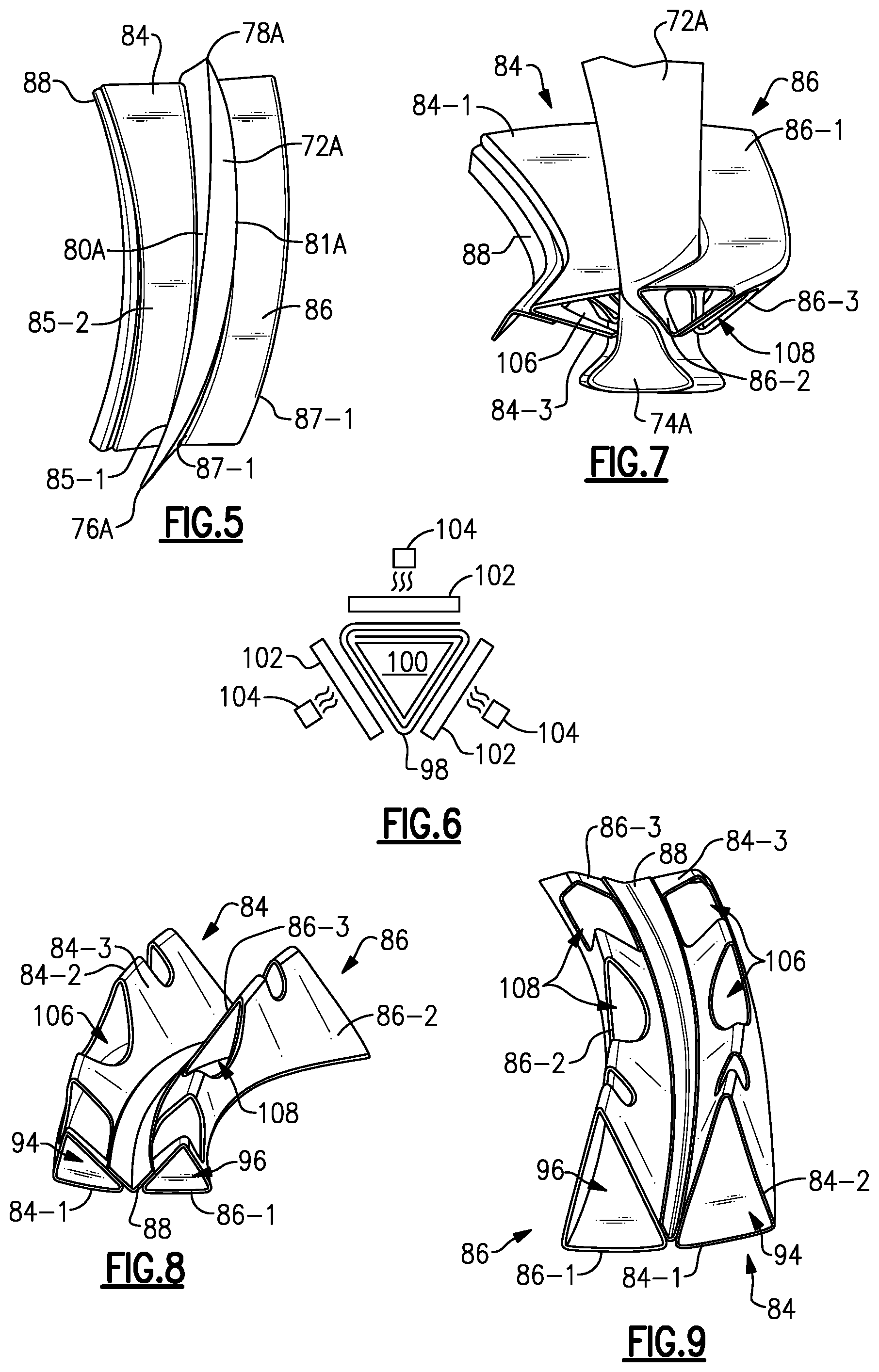Patent US11815017 Figure 3 – Fan blade platform for gas turbine engine