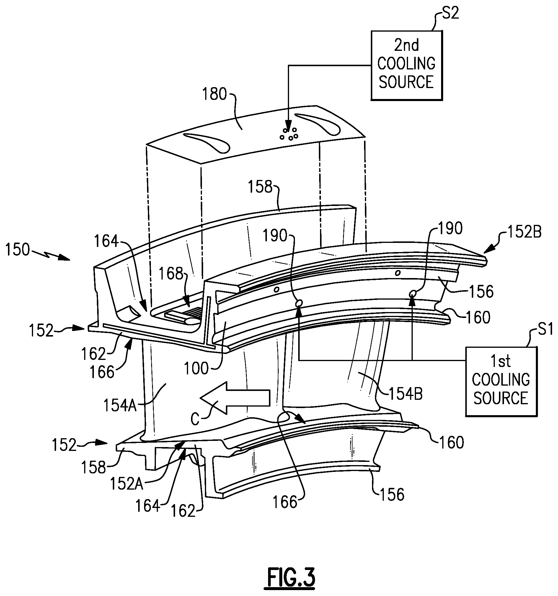 Patent US11815022 Figure 3 – Platform serpentine re-supply