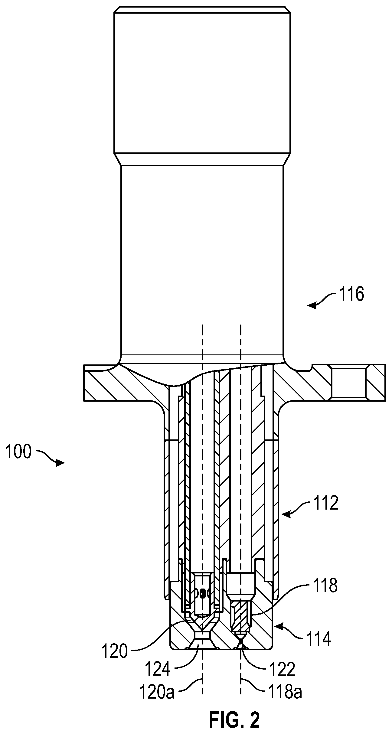 Patent US11815025 Figure 2 – Fuel nozzle