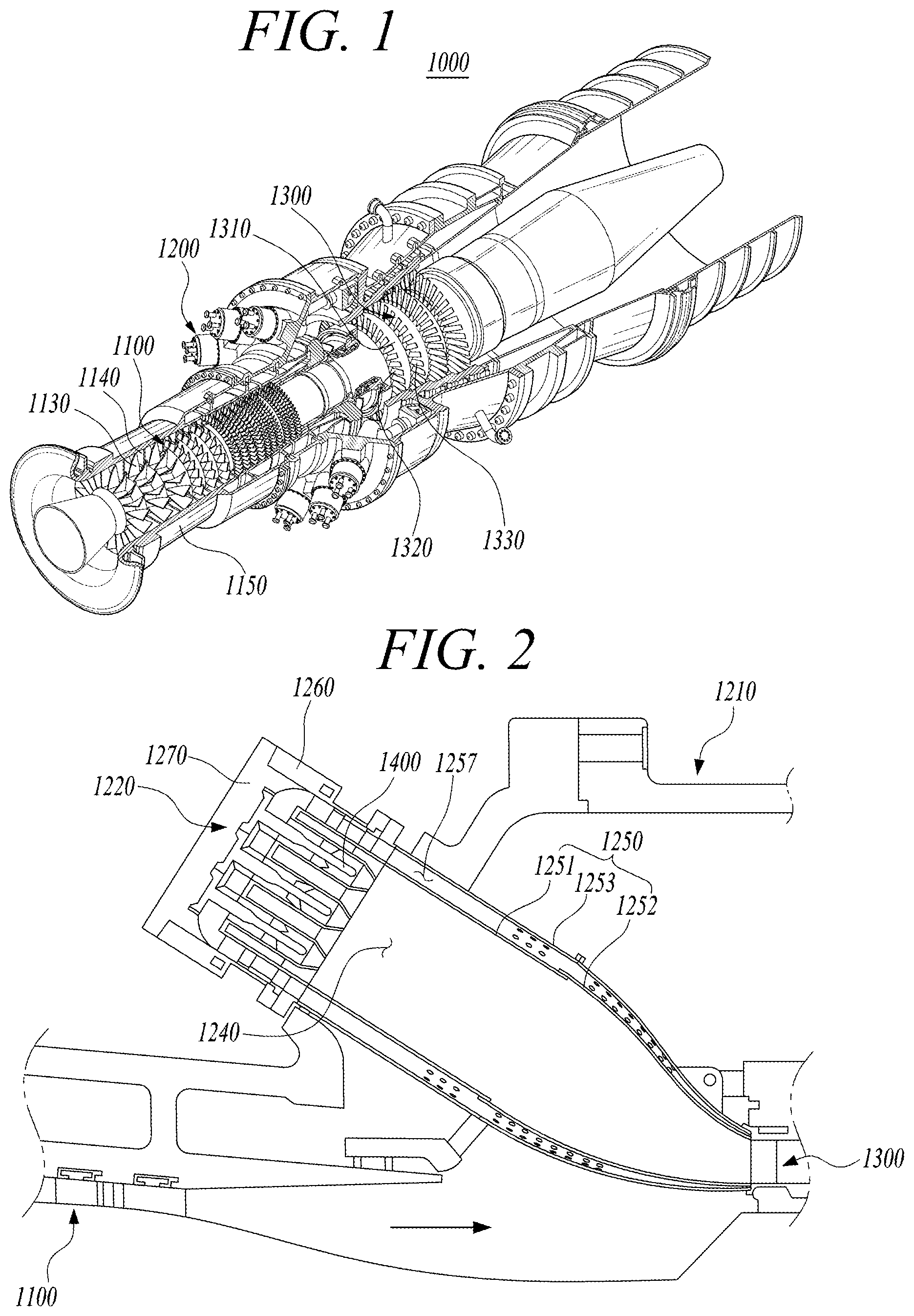 Patent US11815026 Figure 1 – Combustor nozzle, and combustor and gas turbine including the same
