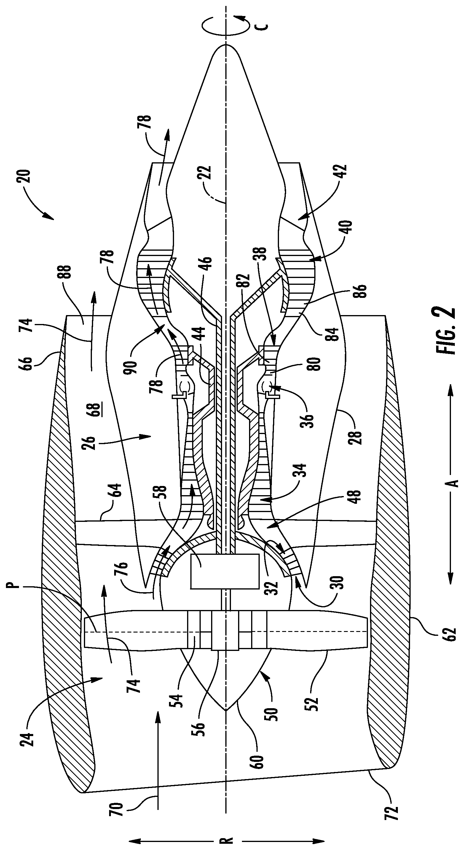 Patent US11815030 Figure 2 – Contrail suppression system