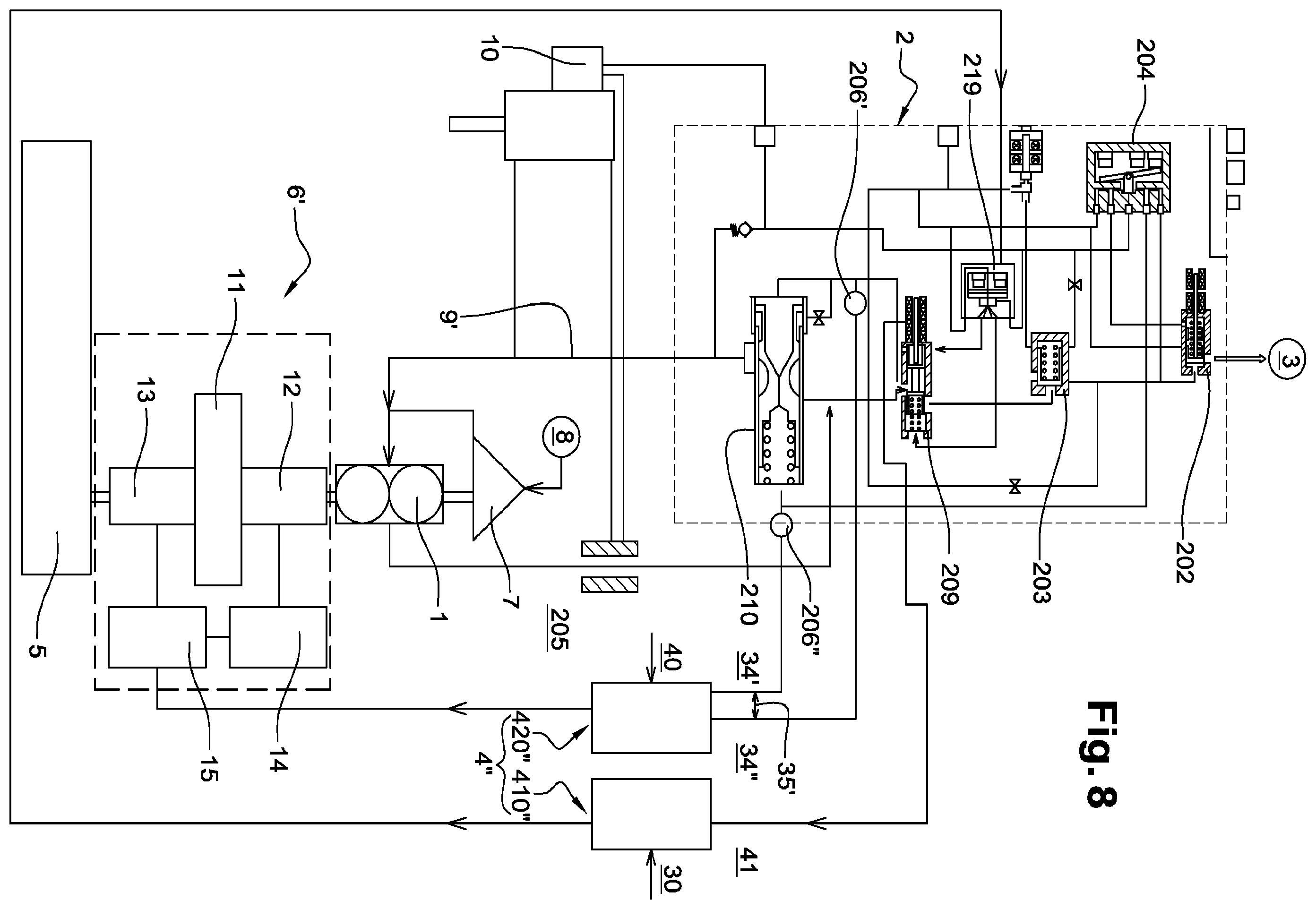 Patent US11815034 Figure 6 – Circuit for supplying fuel to a turbomachine