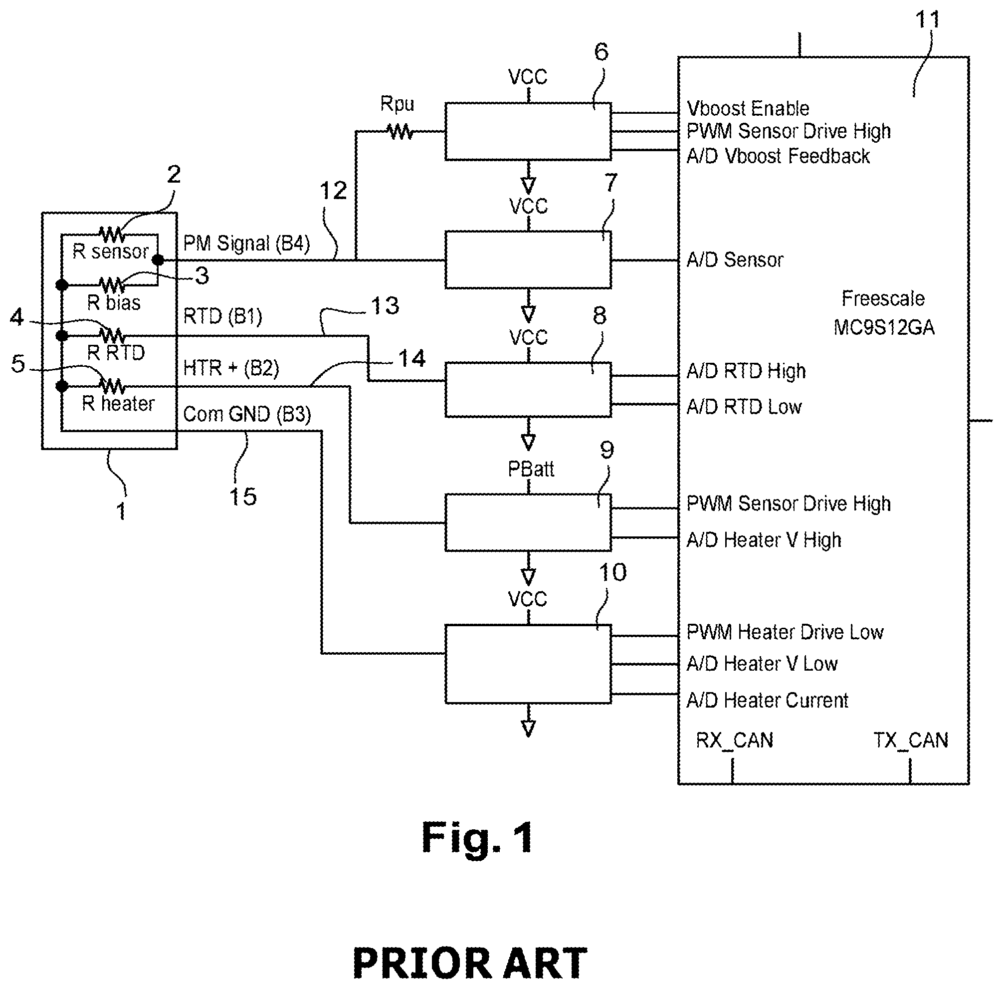 Patent US11815035 — Soot sensor arrangement — Figure 1