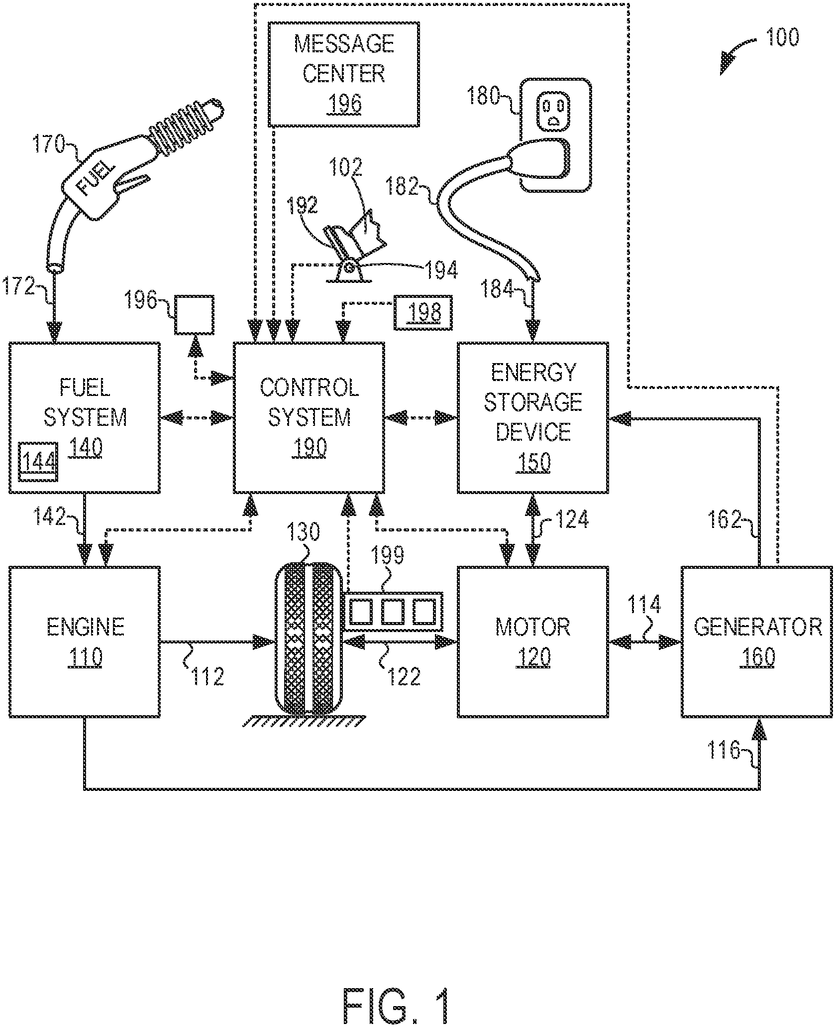 Patent US11815041 Figure 1 – Bleed canister of a vehicle evaporative emissions control system