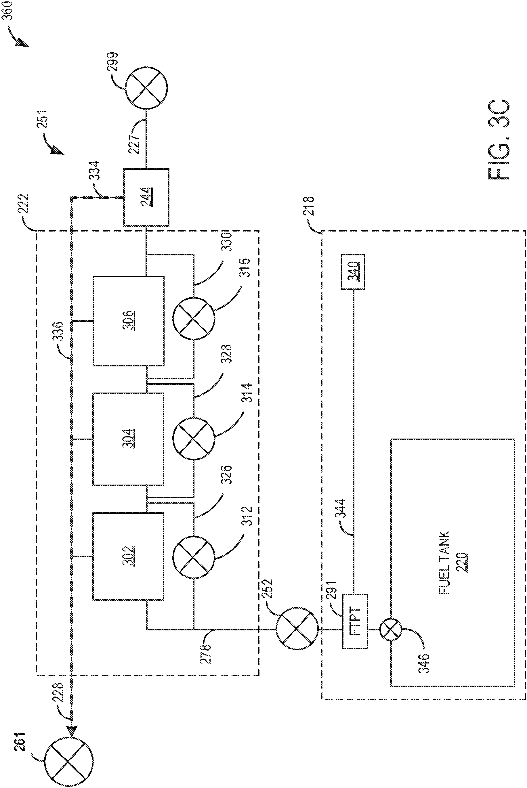 Patent US11815041 Figure 5 – Bleed canister of a vehicle evaporative emissions control system