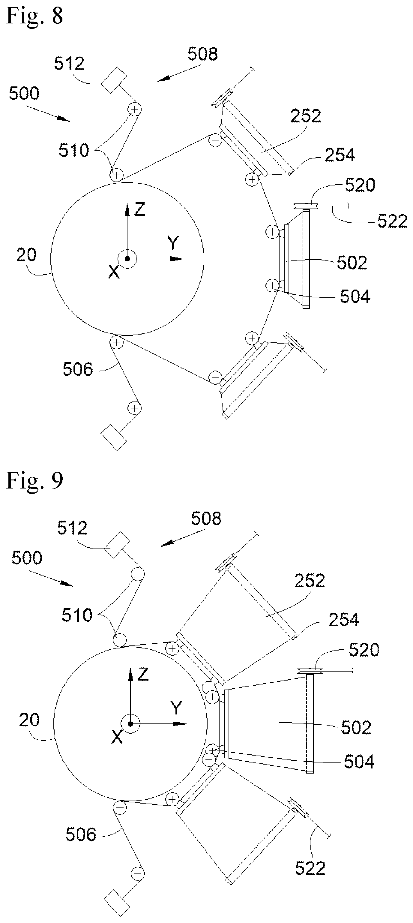 Patent US11815046 Figure 4 – Turbofan engine comprising a system for blocking the flow path of the bypass stream comprising veils