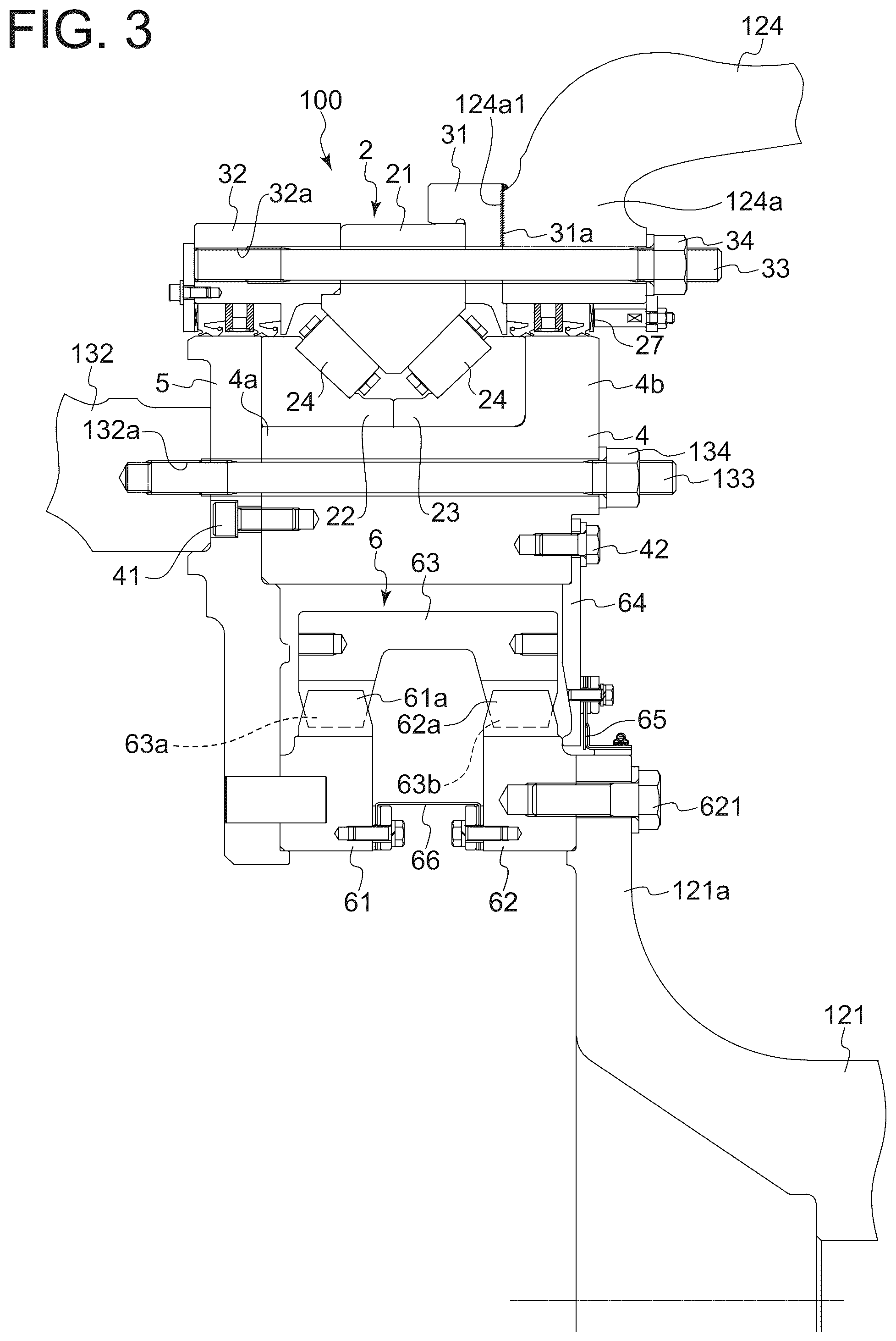 Patent US11815069 Figure 3 – Main bearing replacement method for wind turbine power generation facility