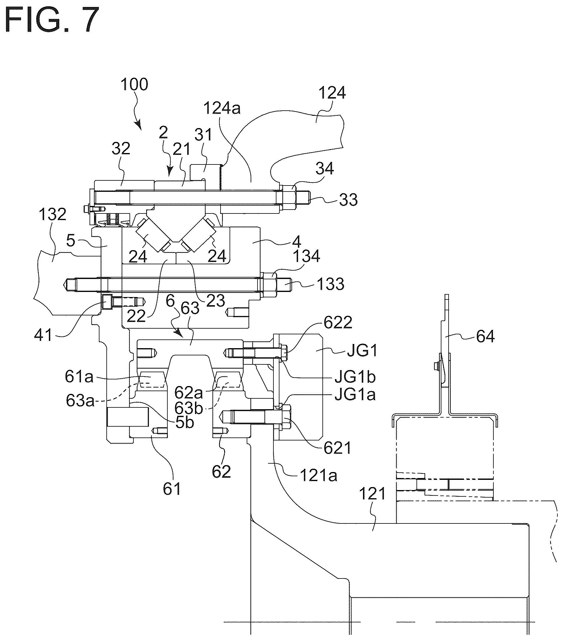 Patent US11815069 Figure 9 – Main bearing replacement method for wind turbine power generation facility